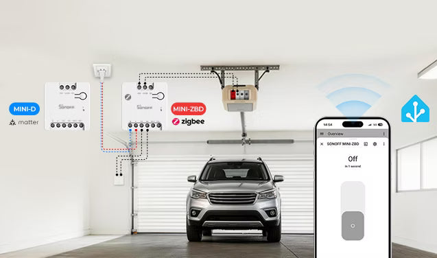How to Add a Garage Door Opener to Home Assistant Using a Dry Contact Relay