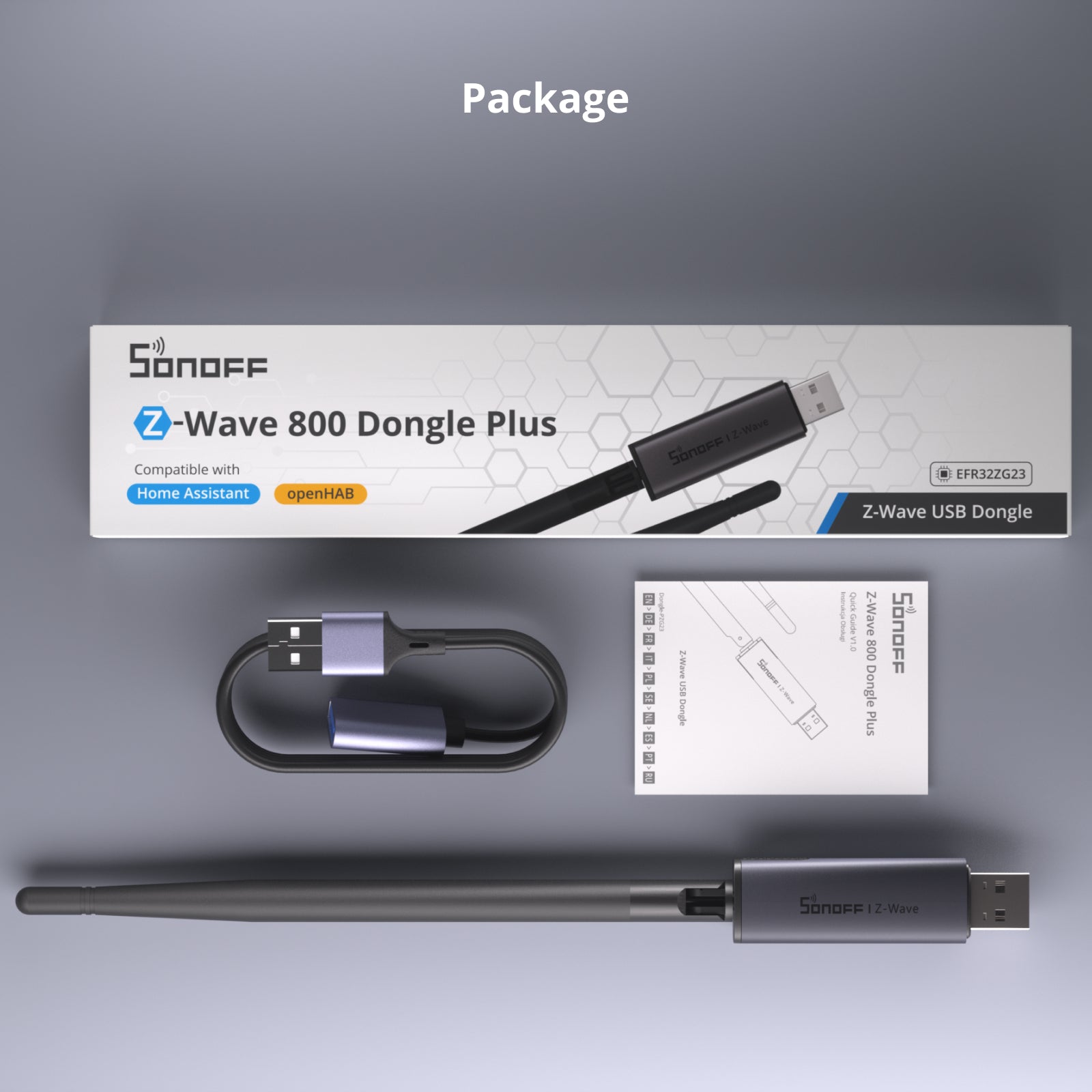 SONOFF USB Z-Wave 800 Dongle Plus | Dongle-PZG23