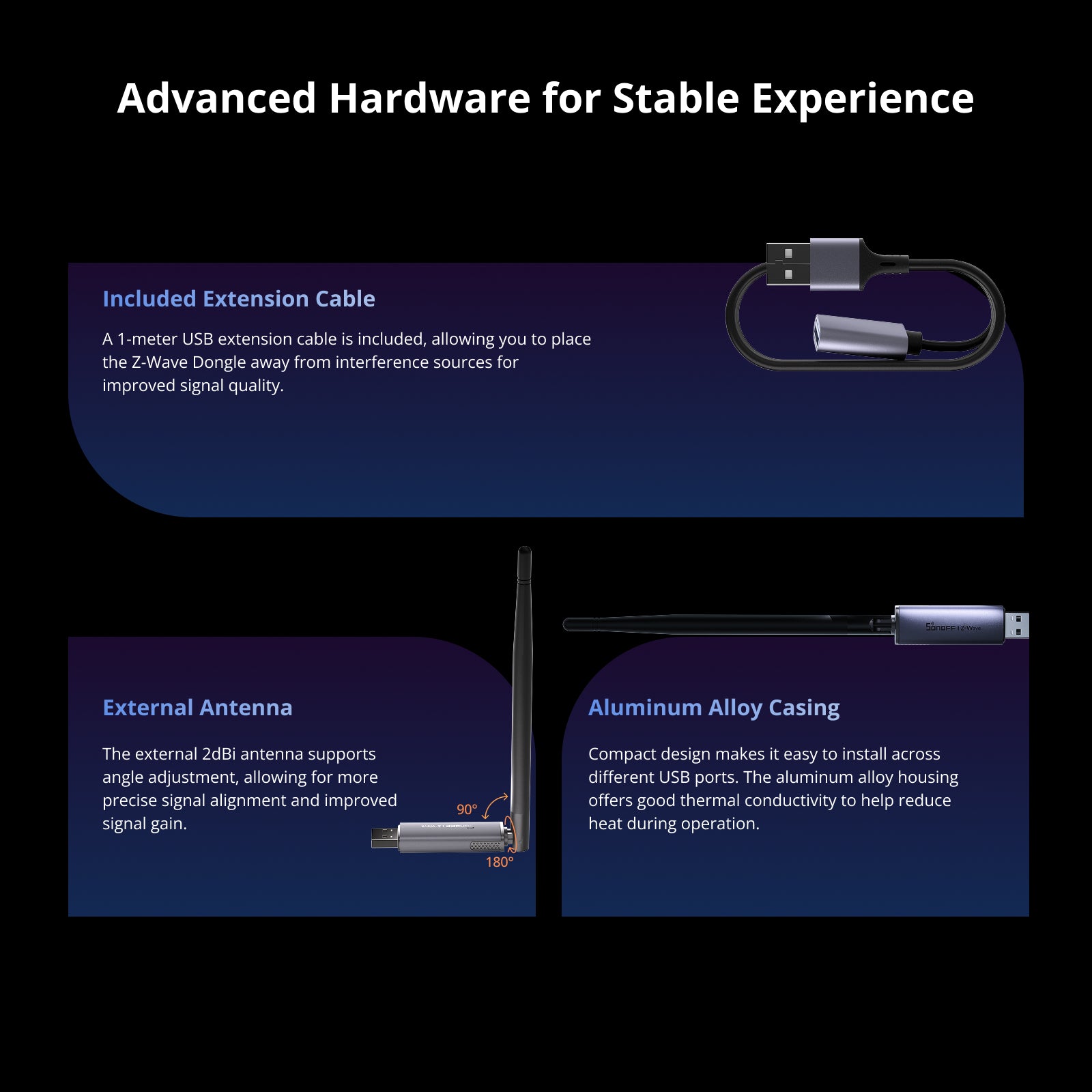 SONOFF USB Z-Wave 800 Dongle Plus | Dongle-PZG23
