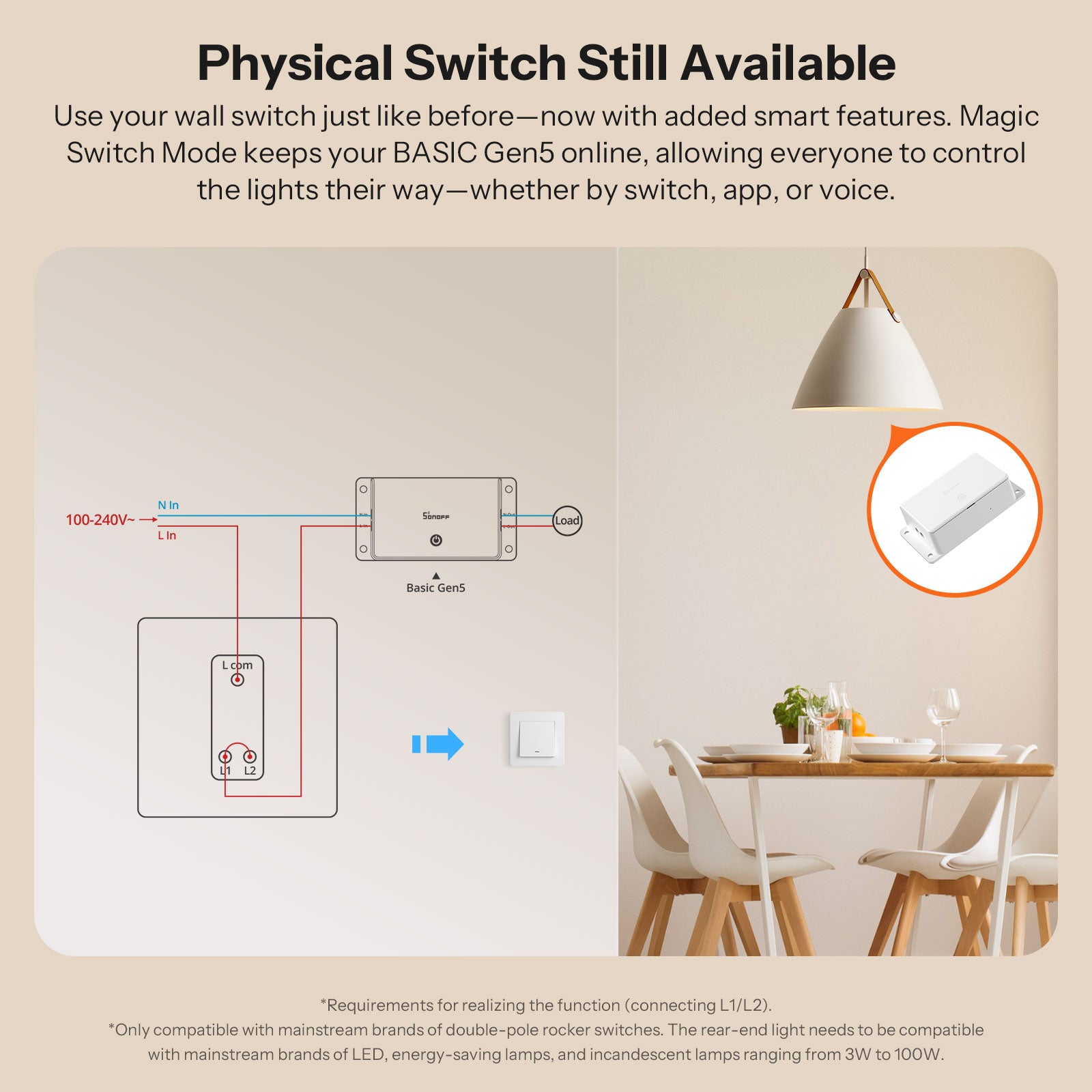 SONOFF Basic Gen5 Matter Over WiFi Smart Switch | BASIC-1GS