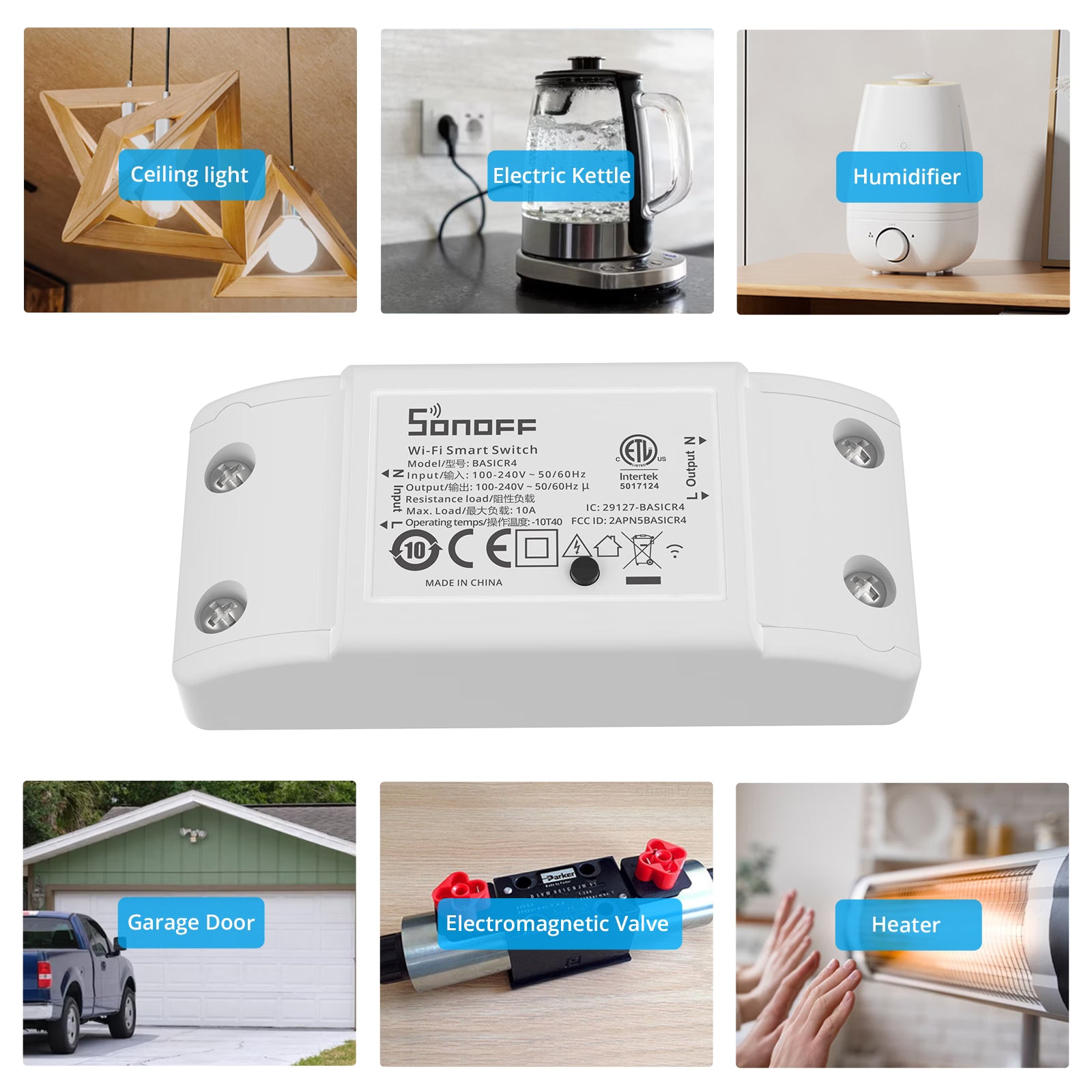 SONOFF BASICR4 Interruptor Inteligente Wi-Fi