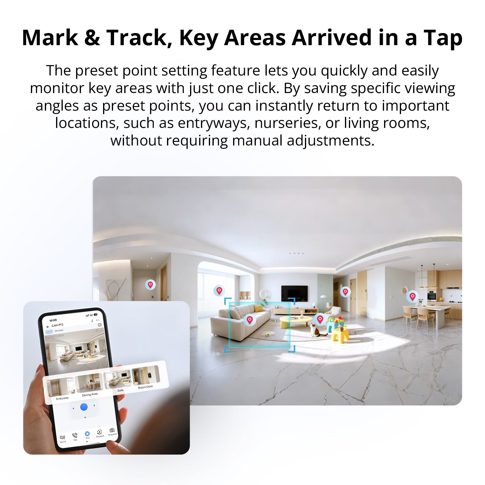 SONOFF CAM Pan-Tilt 2 Smart Indoor Home Security Camera | CAM-PT2