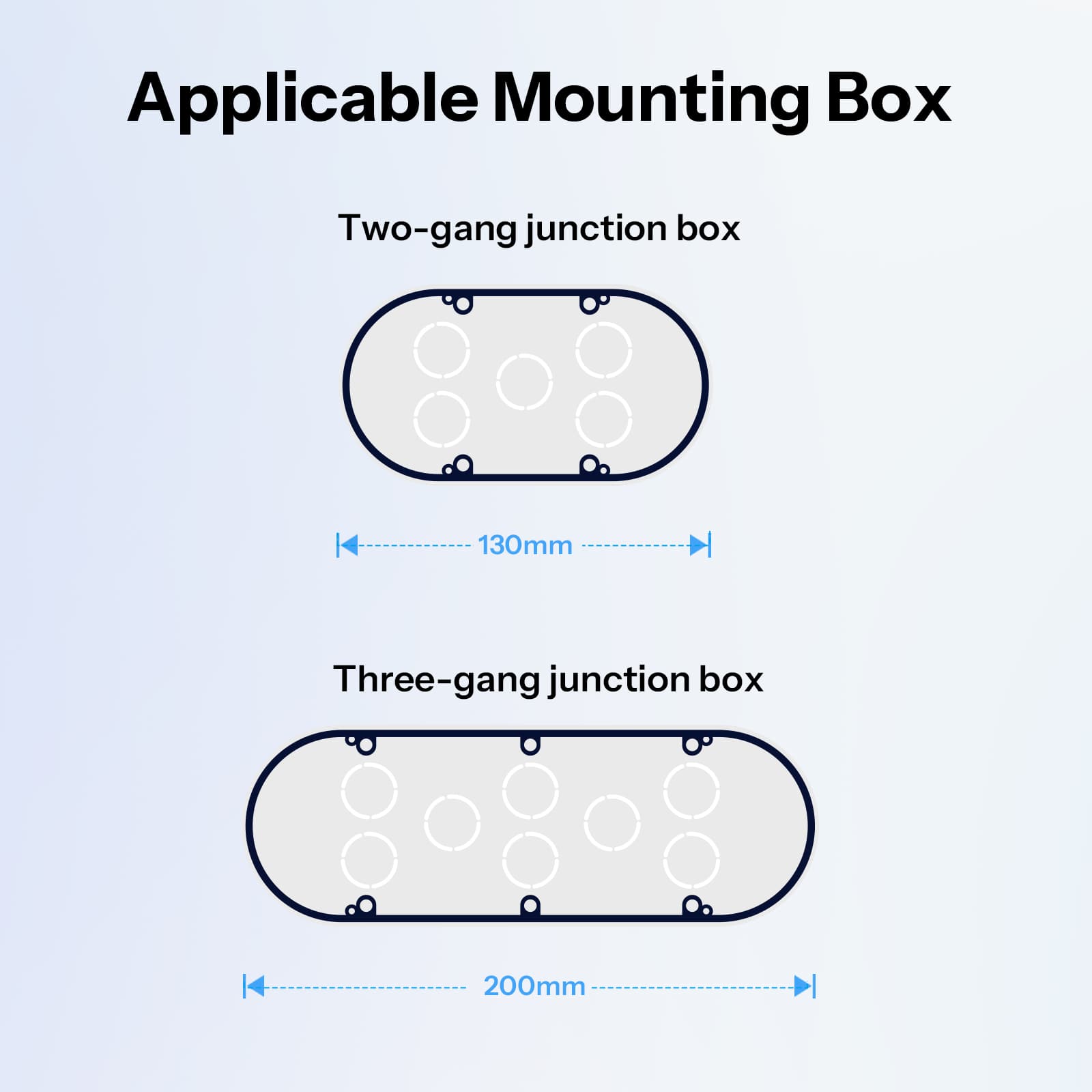 Moldura para Interruptor de Parede SONOFF | Orb-2/3 Gang