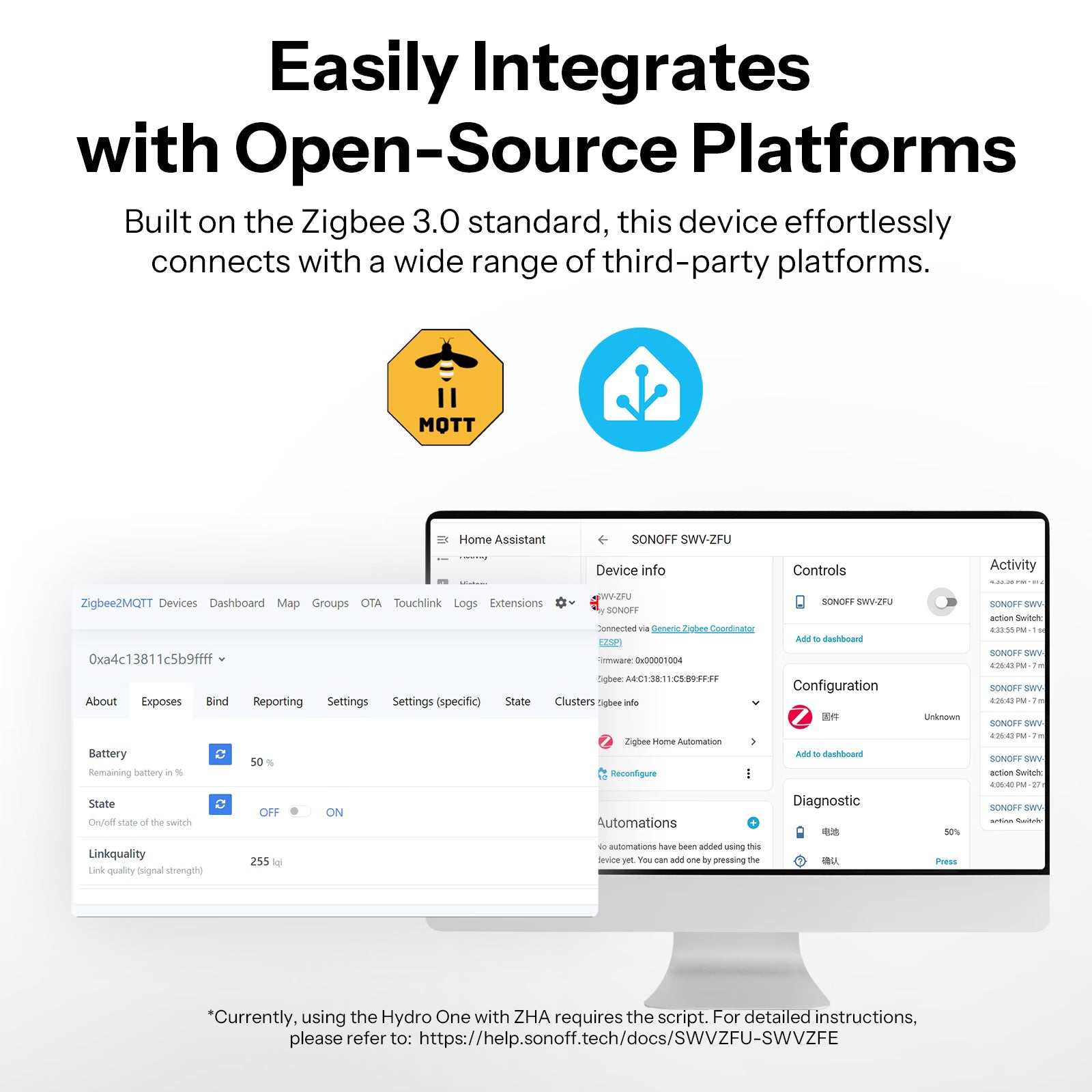 SONOFF Hydro Series Hydro ONE Zigbee Smart Water Valve With Flow Meter | SWV-ZFU/SWV-ZFE