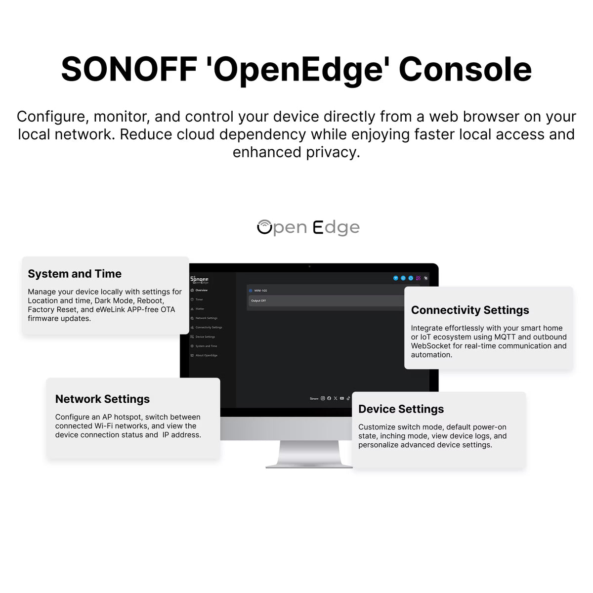 SONOFF MINI ONE Matter Over WiFi Smart Switch | MINI-1GS