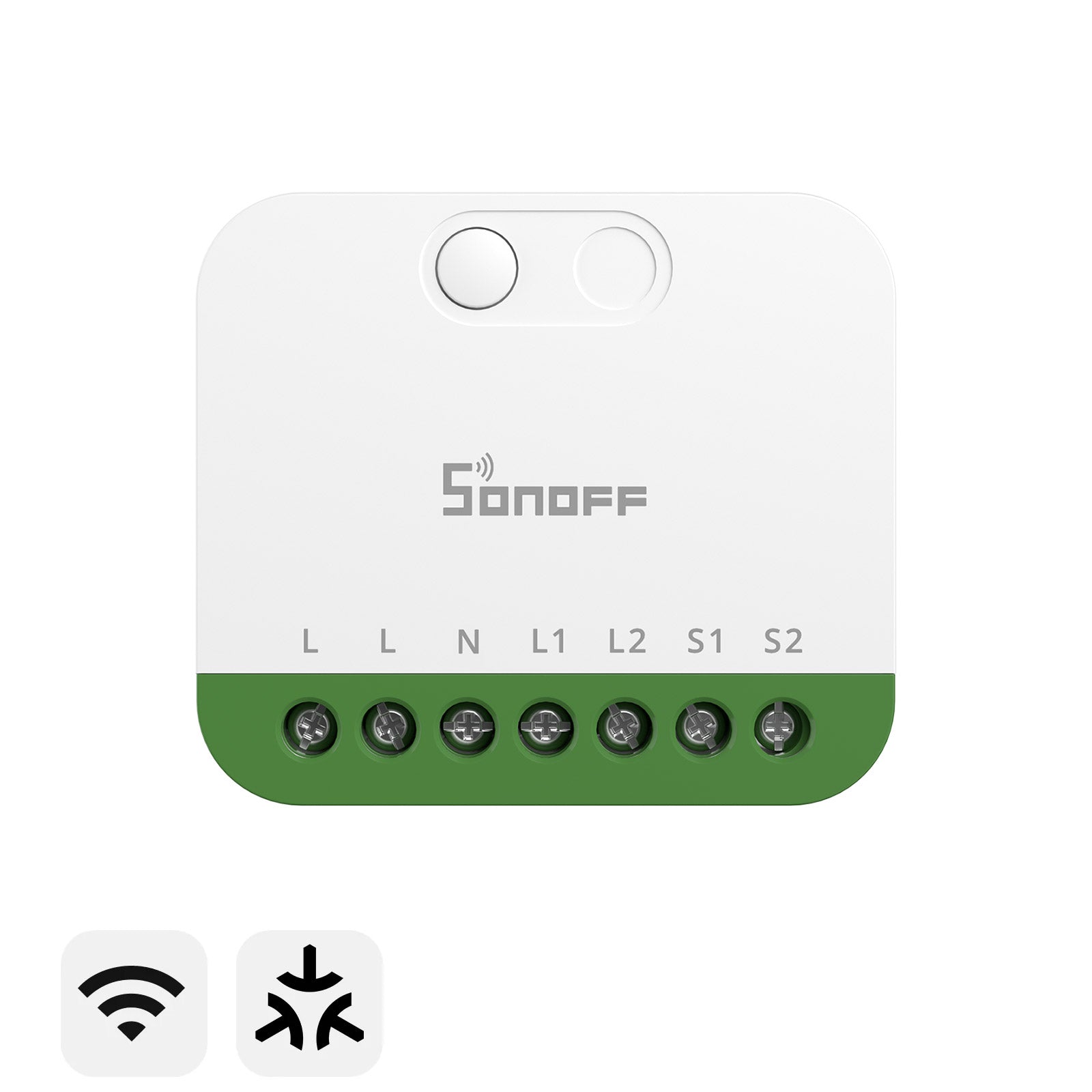 SONOFF MINI DUO 2-Gang Matter Over WiFi Smart Switch | MINI-2GS