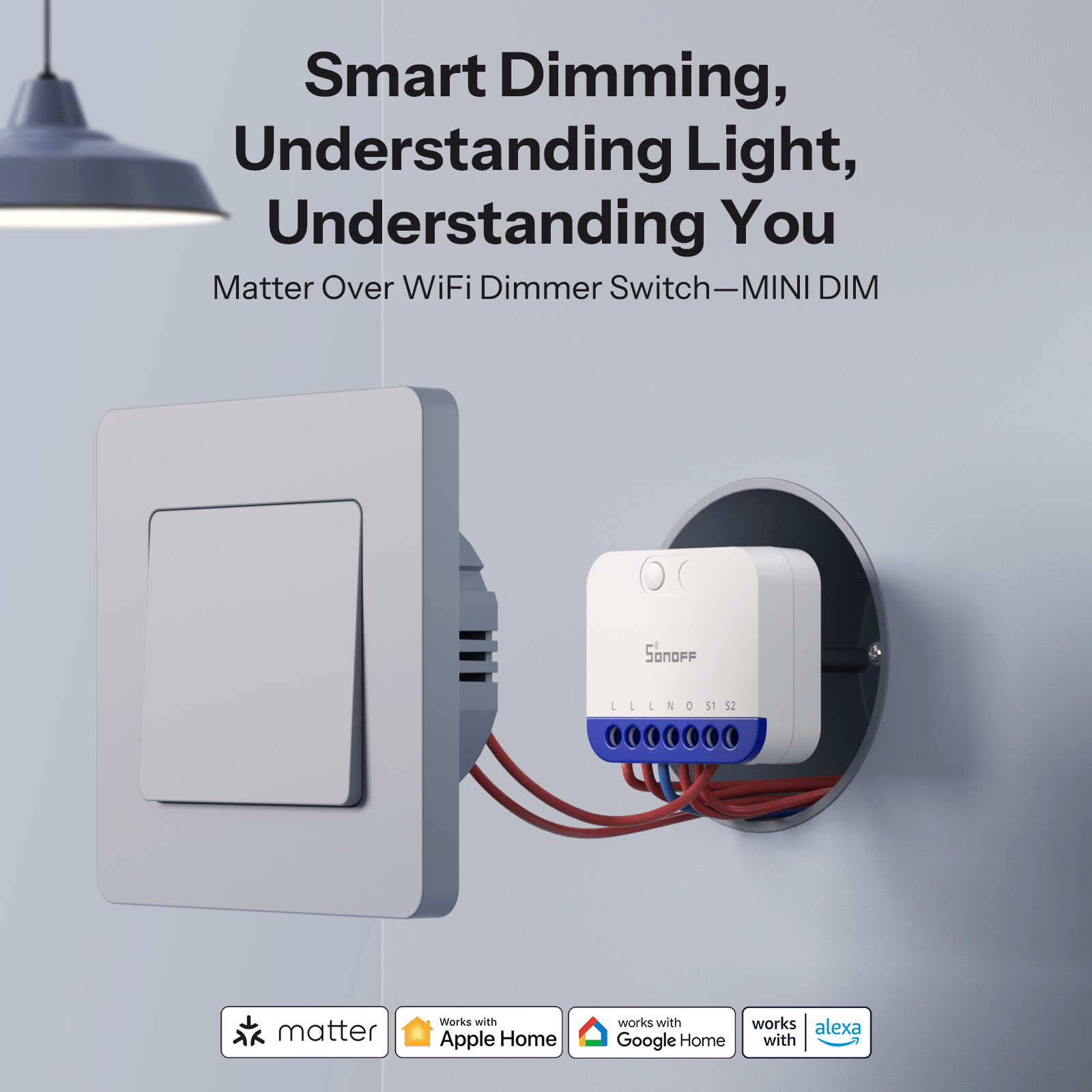 SONOFF MINI Extreme Matter Over WiFi Dimmer Switch | MINI-DIM