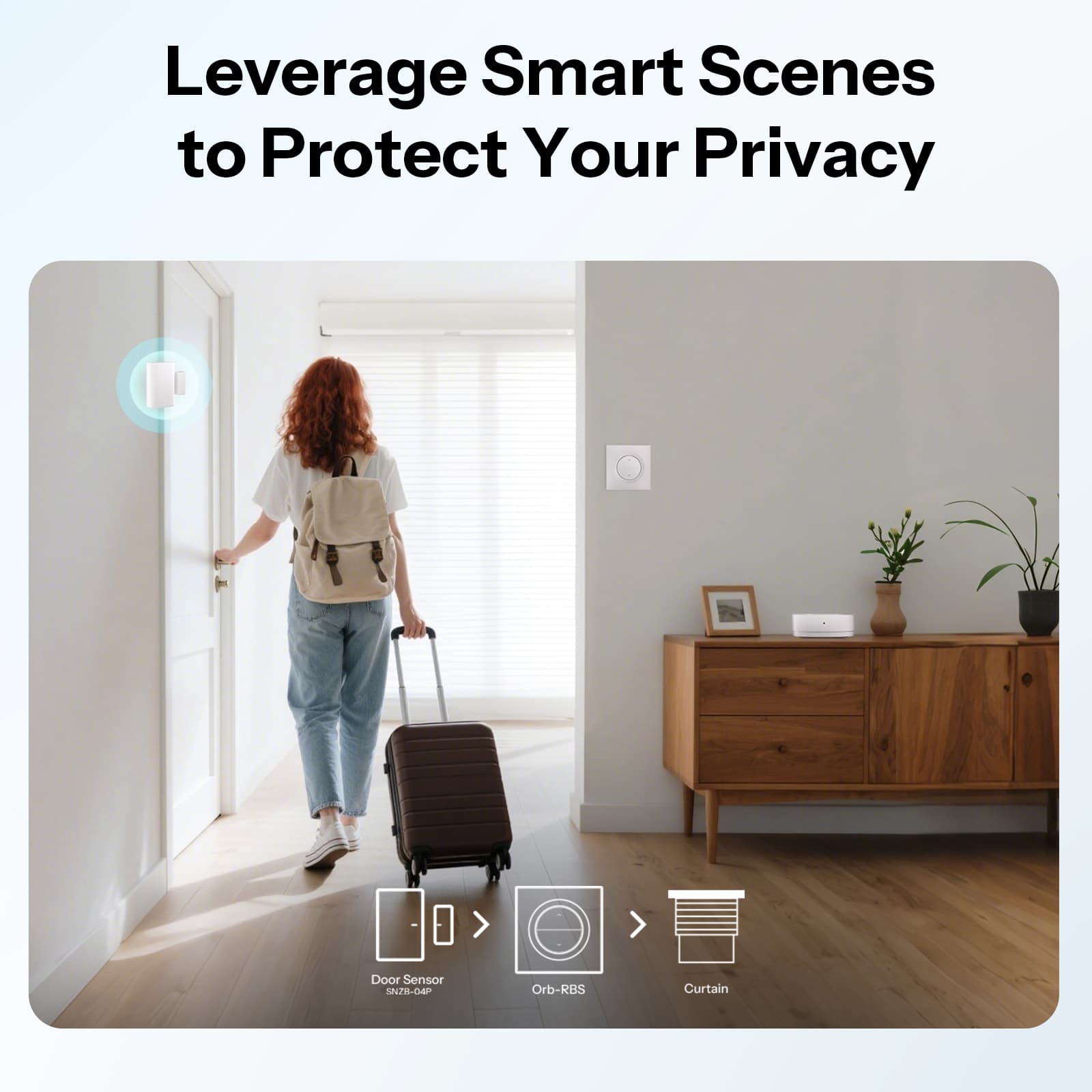 SONOFF Matter Over WiFi Smart Roller Shutter Wall Switch | Orb-RBS