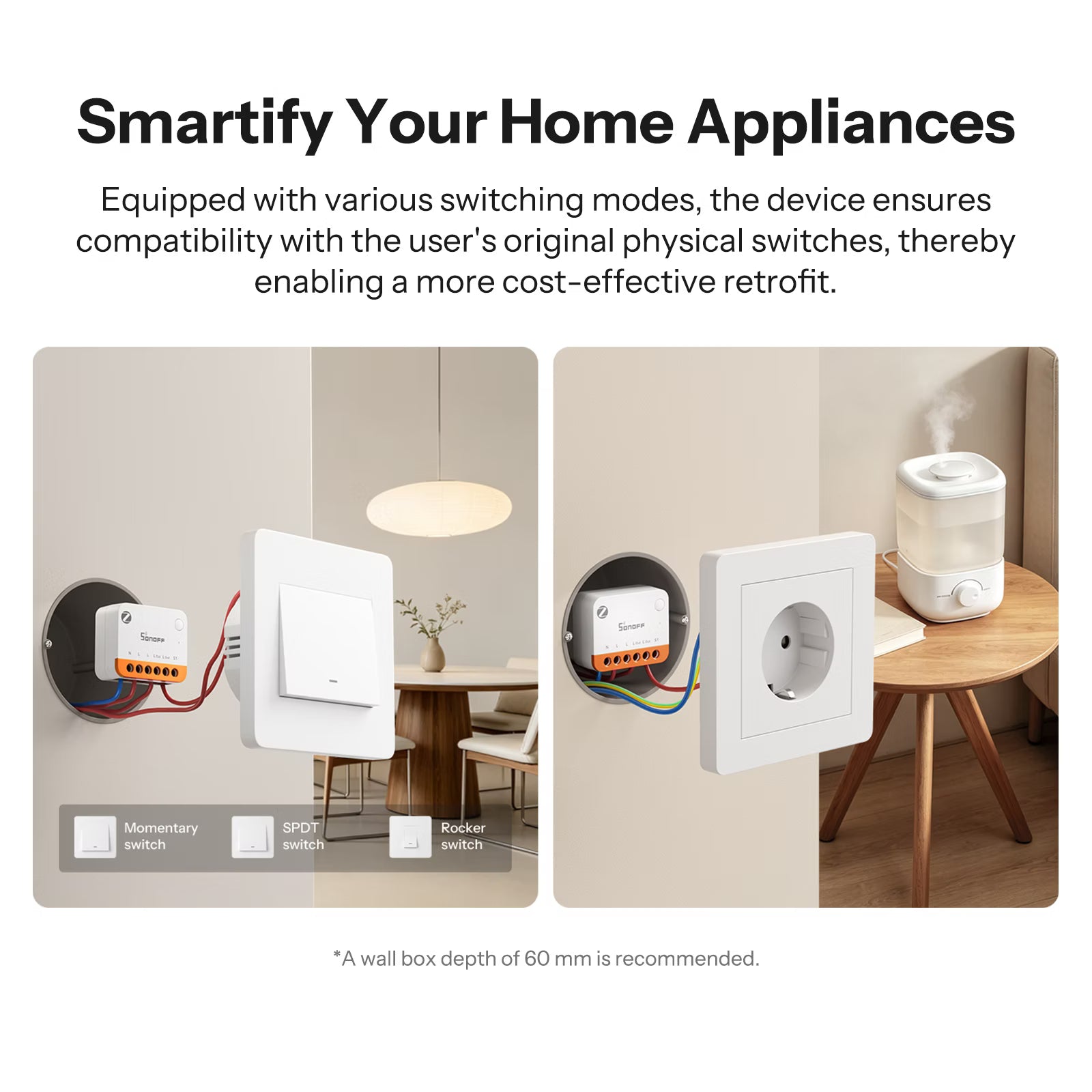 SONOFF MINI ONE Zigbee Smart-Schalter | MINI-ZB1GS