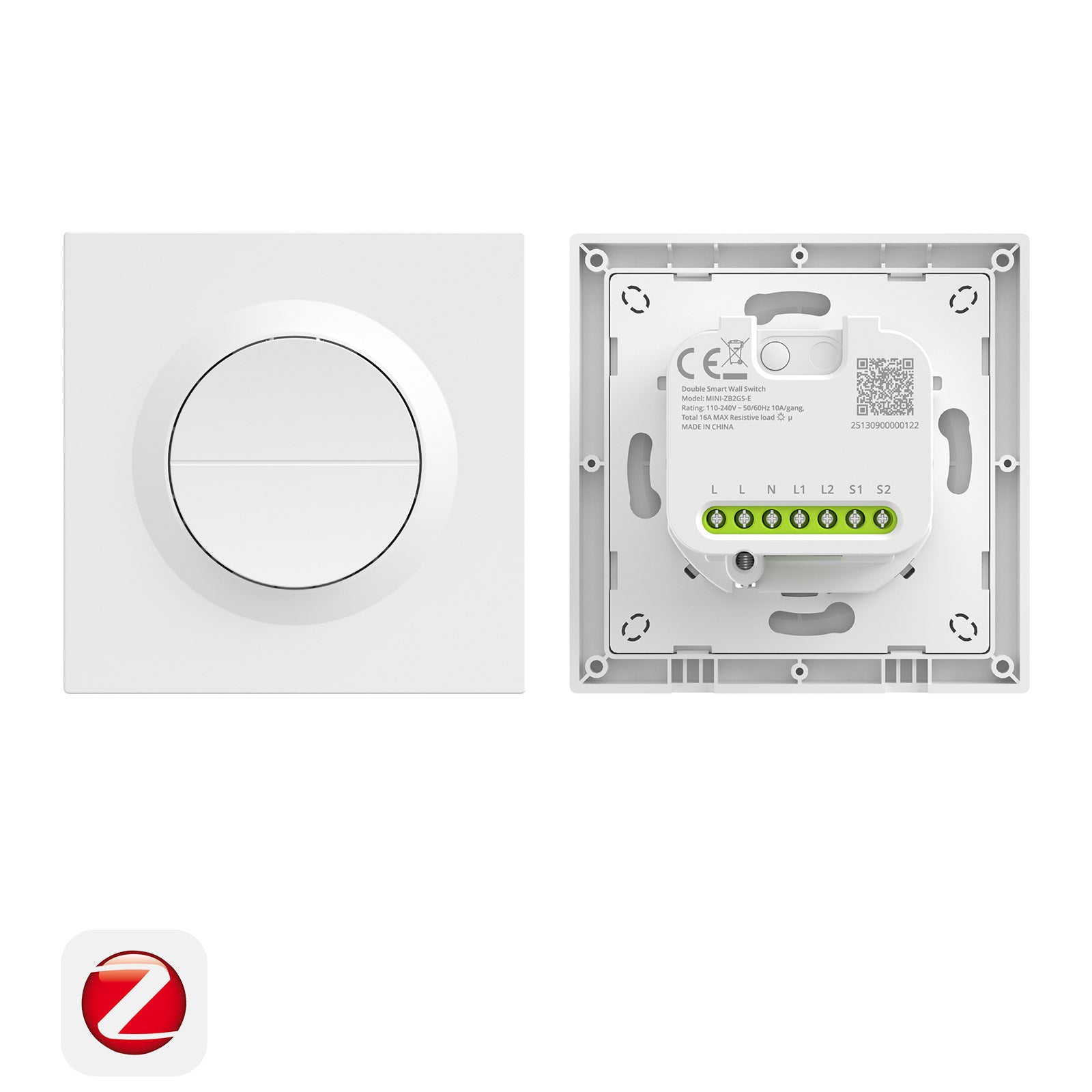 SONOFF Orb-ZBW2 Zigbee Double Smart Wall Switch | MINI-ZB2GS-E