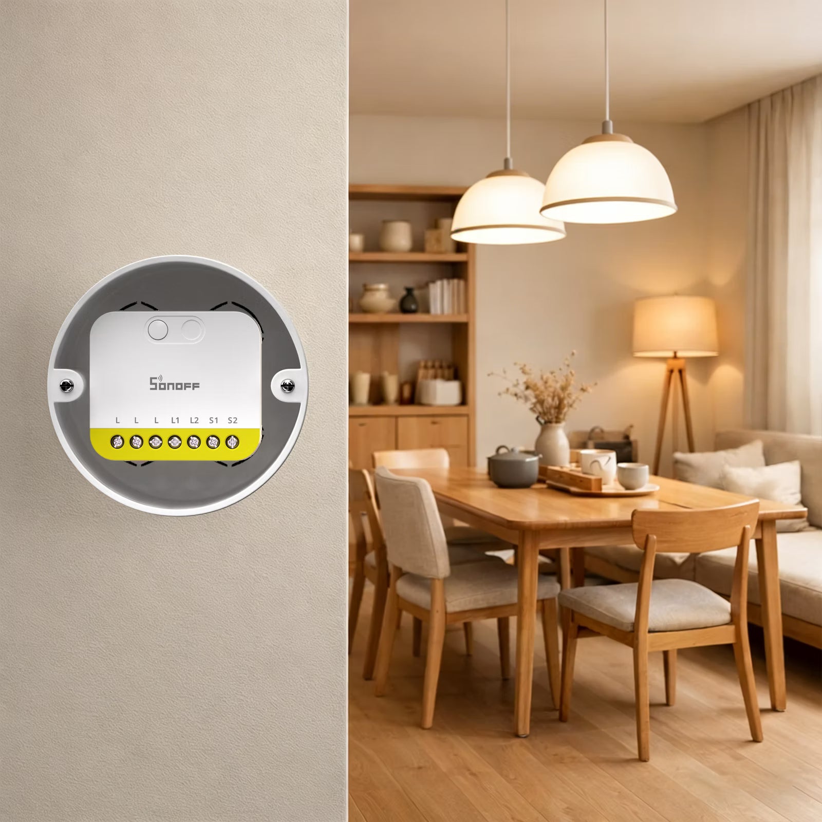 SONOFF MINI DUO-L 2-Gang Zigbee Smart Switch | MINI-ZB2GS-L