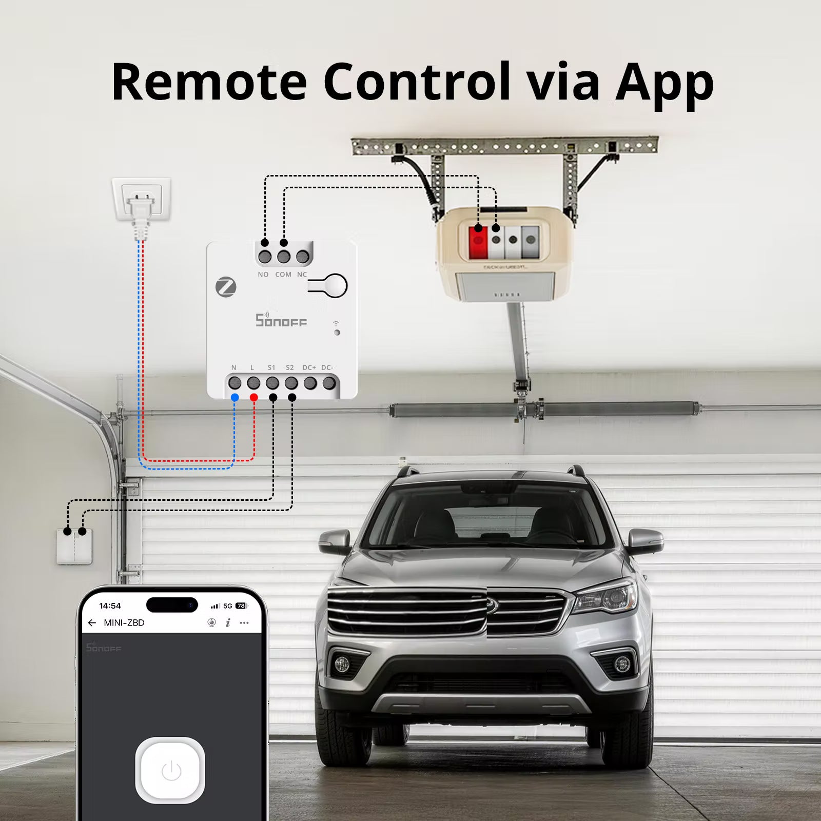 Interruptor inteligente de contacto seco SONOFF MINI Zigbee | MINI-ZBD