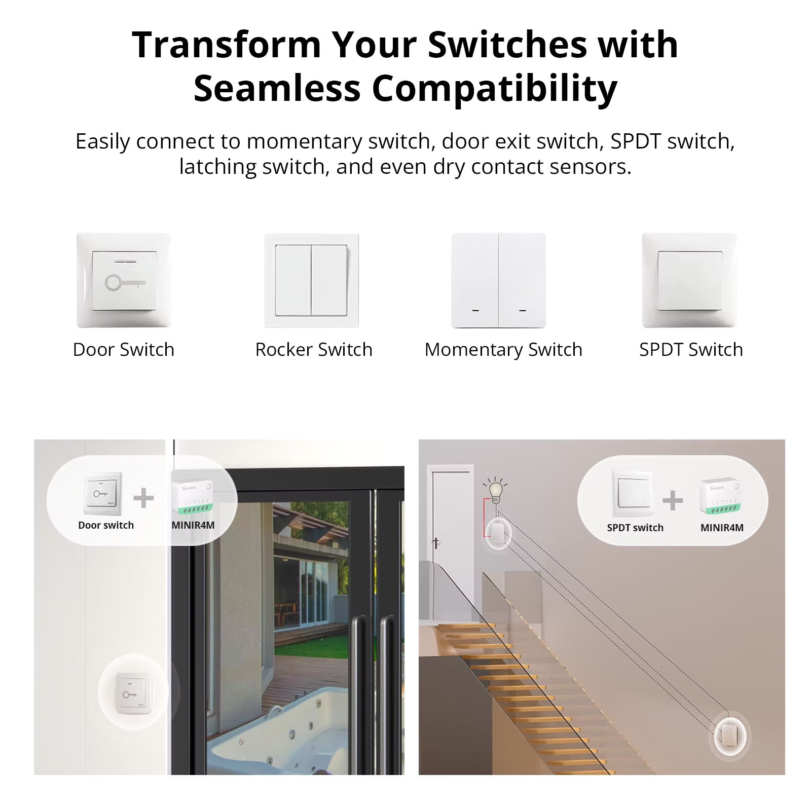 SONOFF MINI Extrême Interrupteur Intelligent Wi-Fi (compatible Matter)