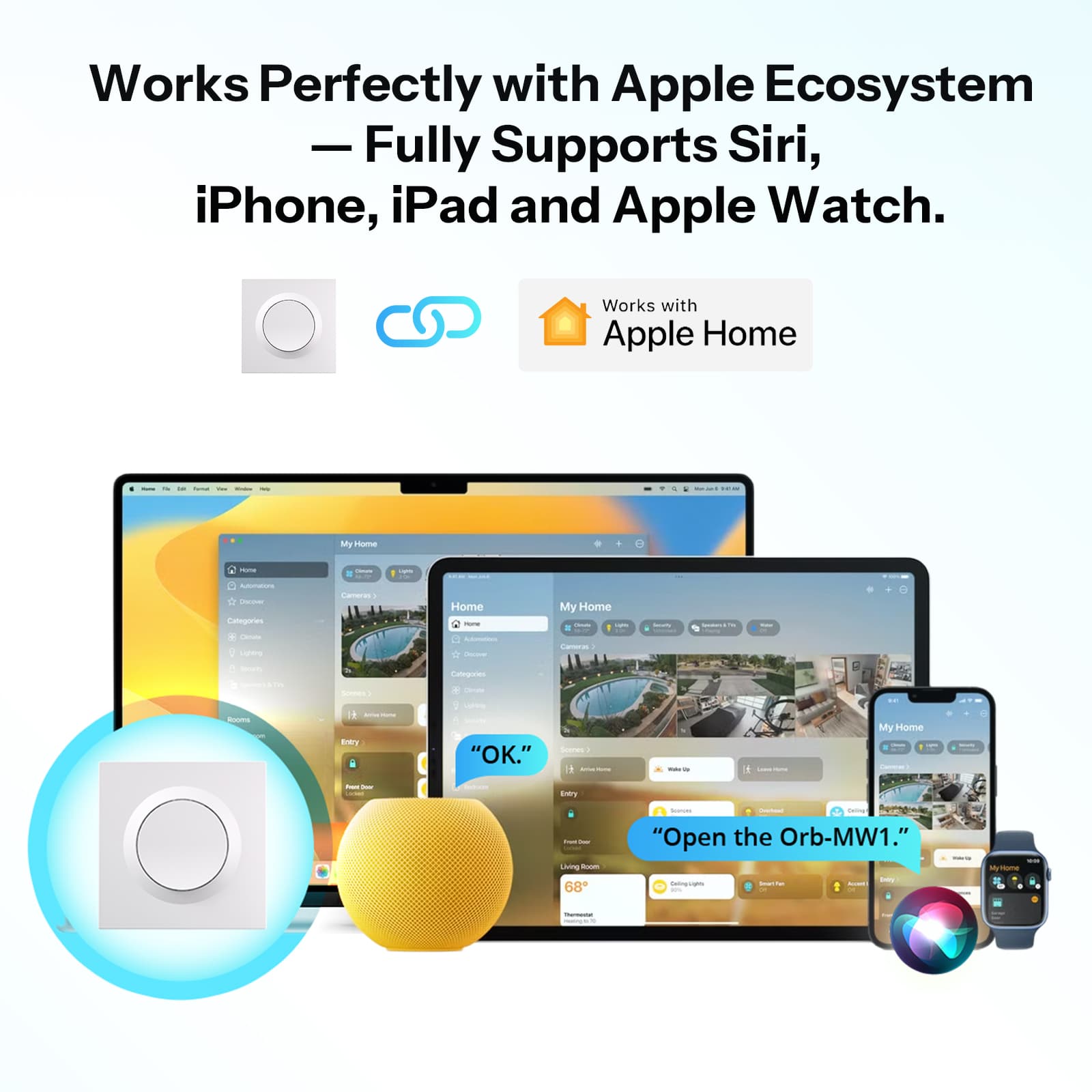 SONOFF Matter Over WiFi Smart Wall Switch | Orb-MW1