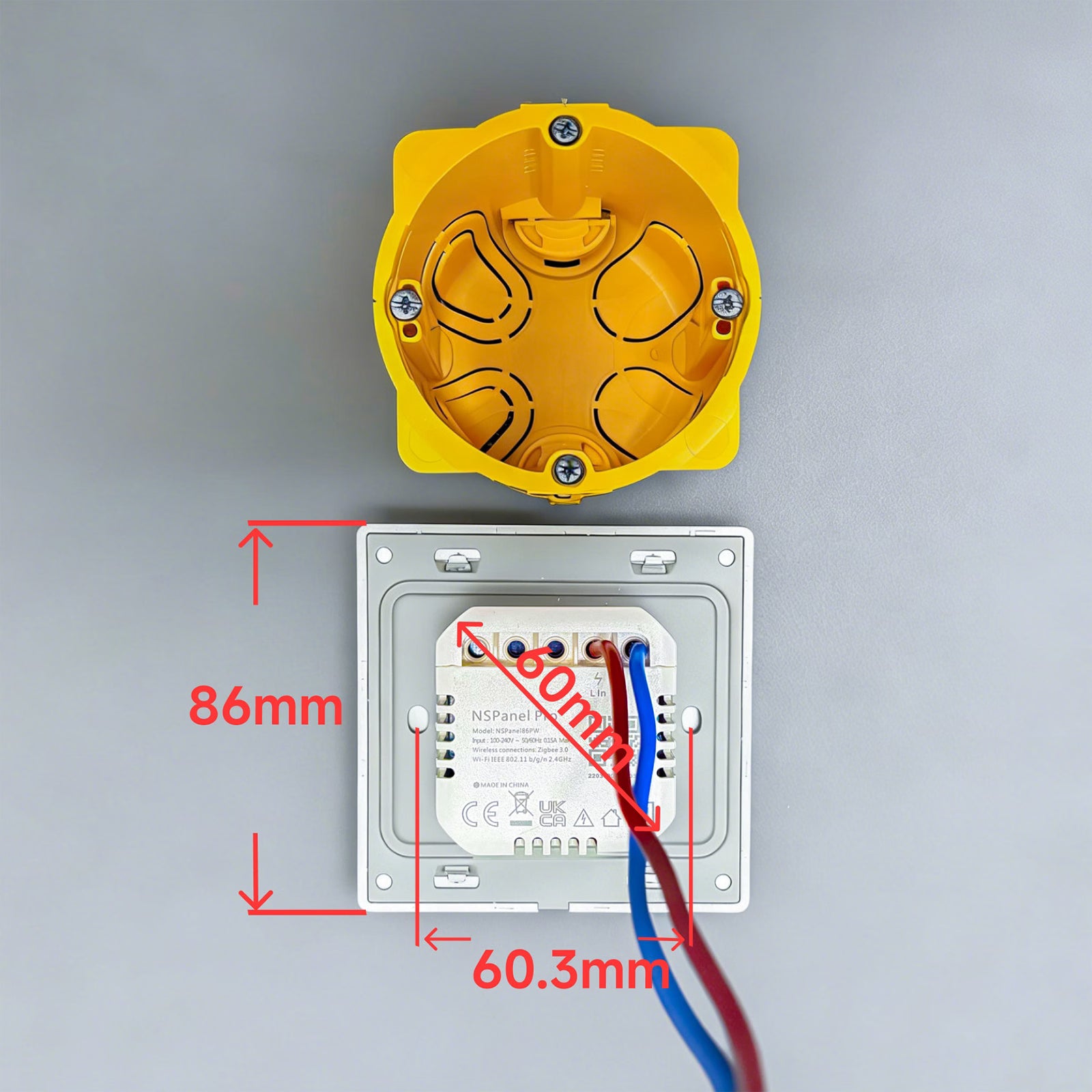 Painel de Controle para Casa Inteligente SONOFF NSPanel Pro Tipo 86