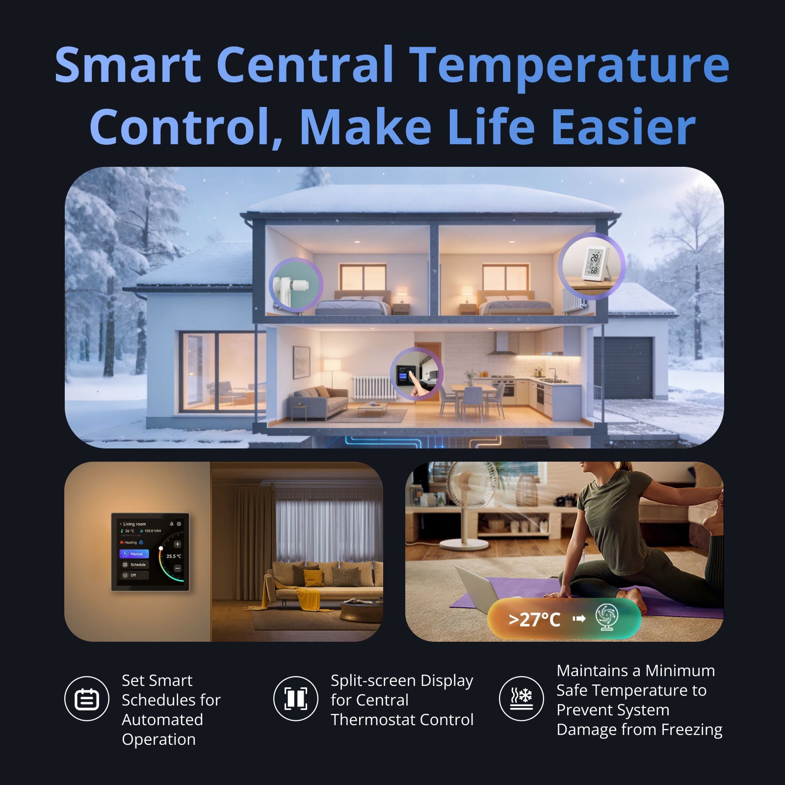 SONOFF NSPanel Pro Gen2 Dual-Kanal-Relais Smart Home Steuerungsfeld Typ 86