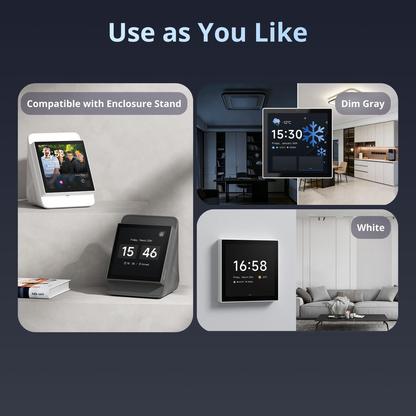 SONOFF NSPanel Pro Gen2 Dual-Kanal-Relais Smart Home Steuerungsfeld Typ 86