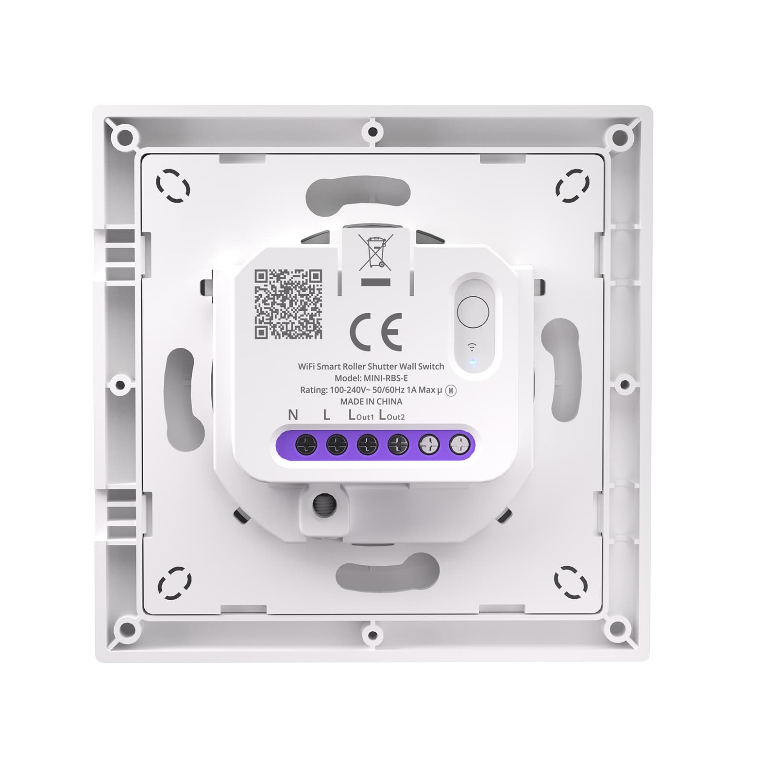 SONOFF Matter Over WiFi Smart Roller Shutter Wall Switch | Orb-RBS