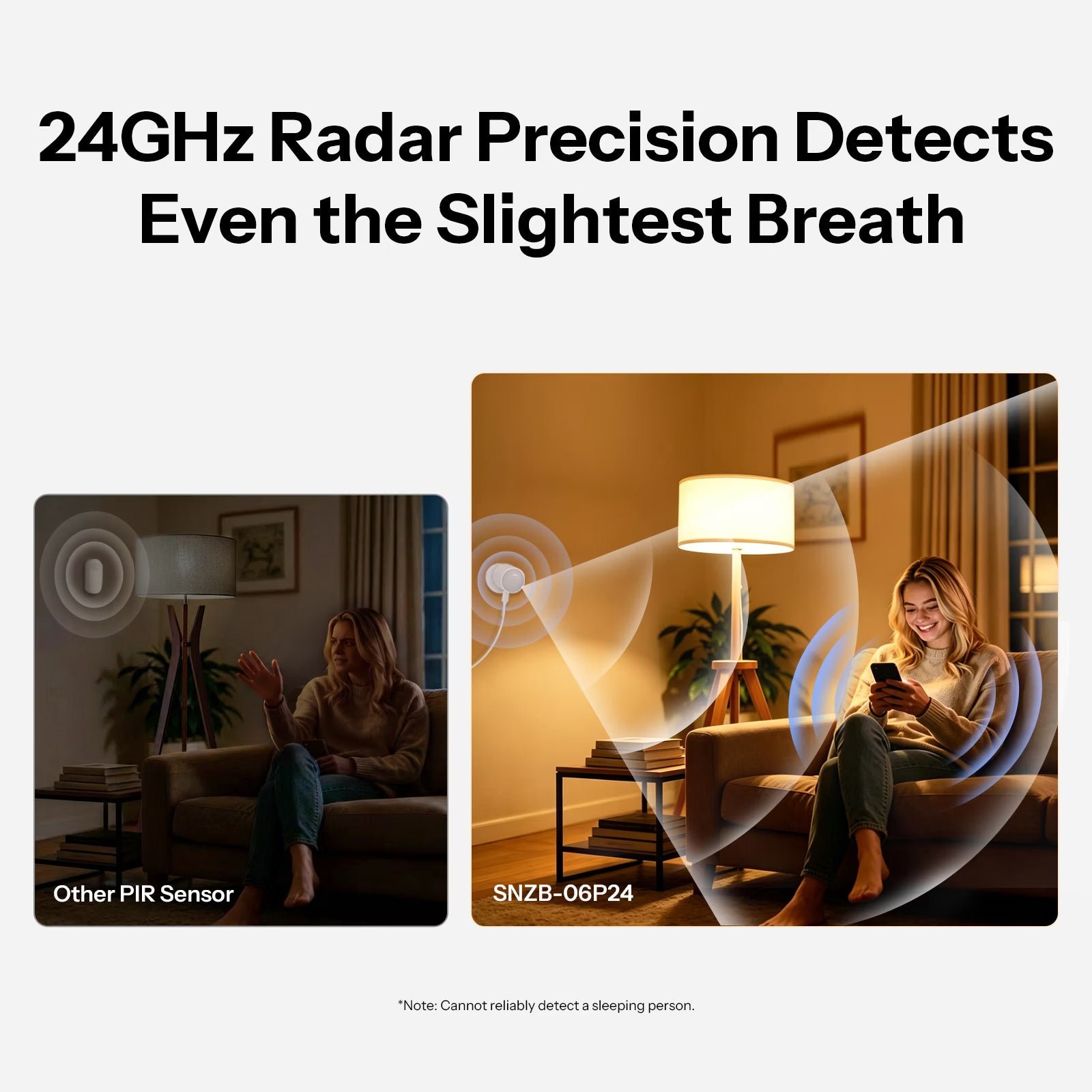 SONOFF SenseGuard Presence Core 24GHz Zigbee Human Presence Sensor | SNZB-06P24