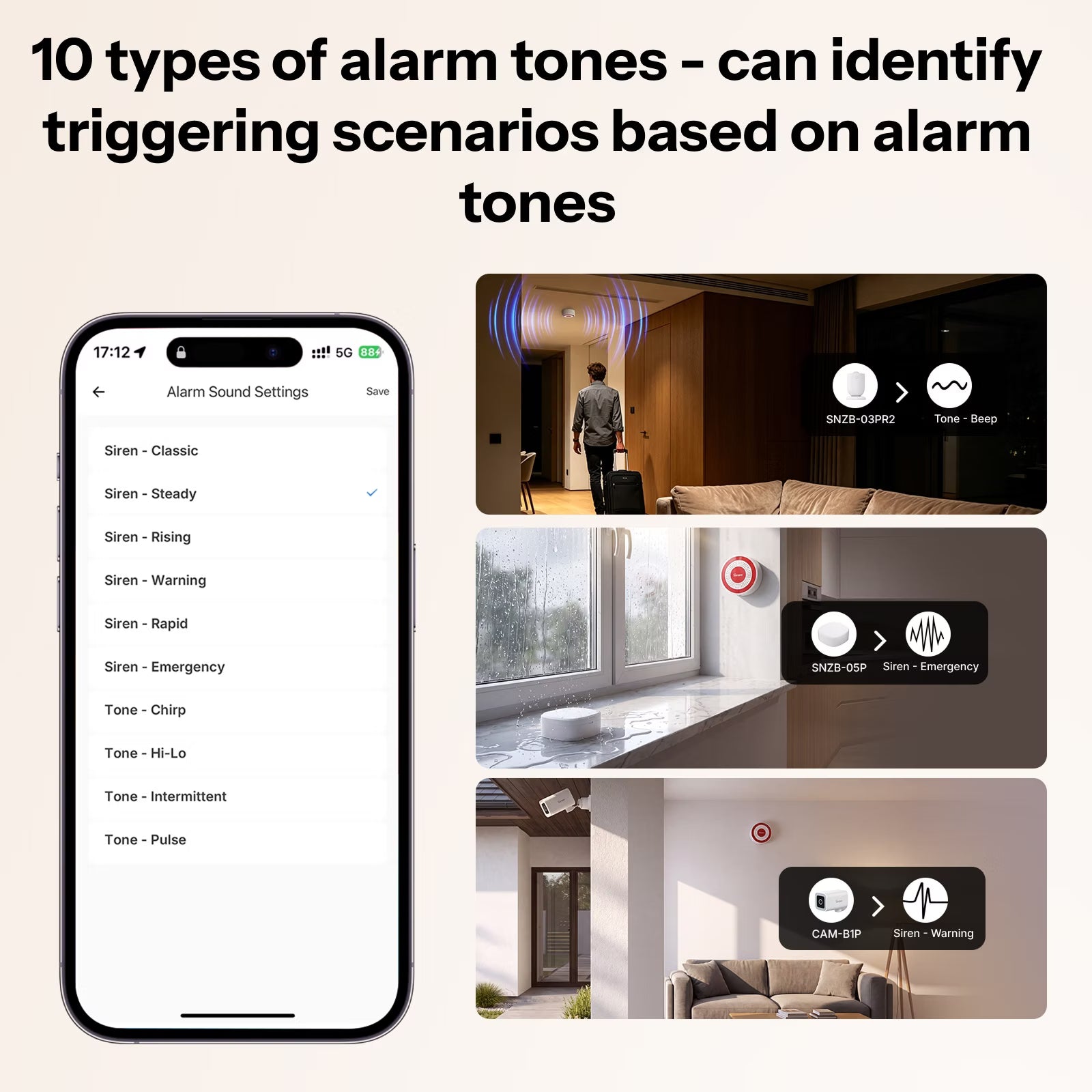 SONOFF Zigbee SenseGuard Indoor Siren | SNZB-09P