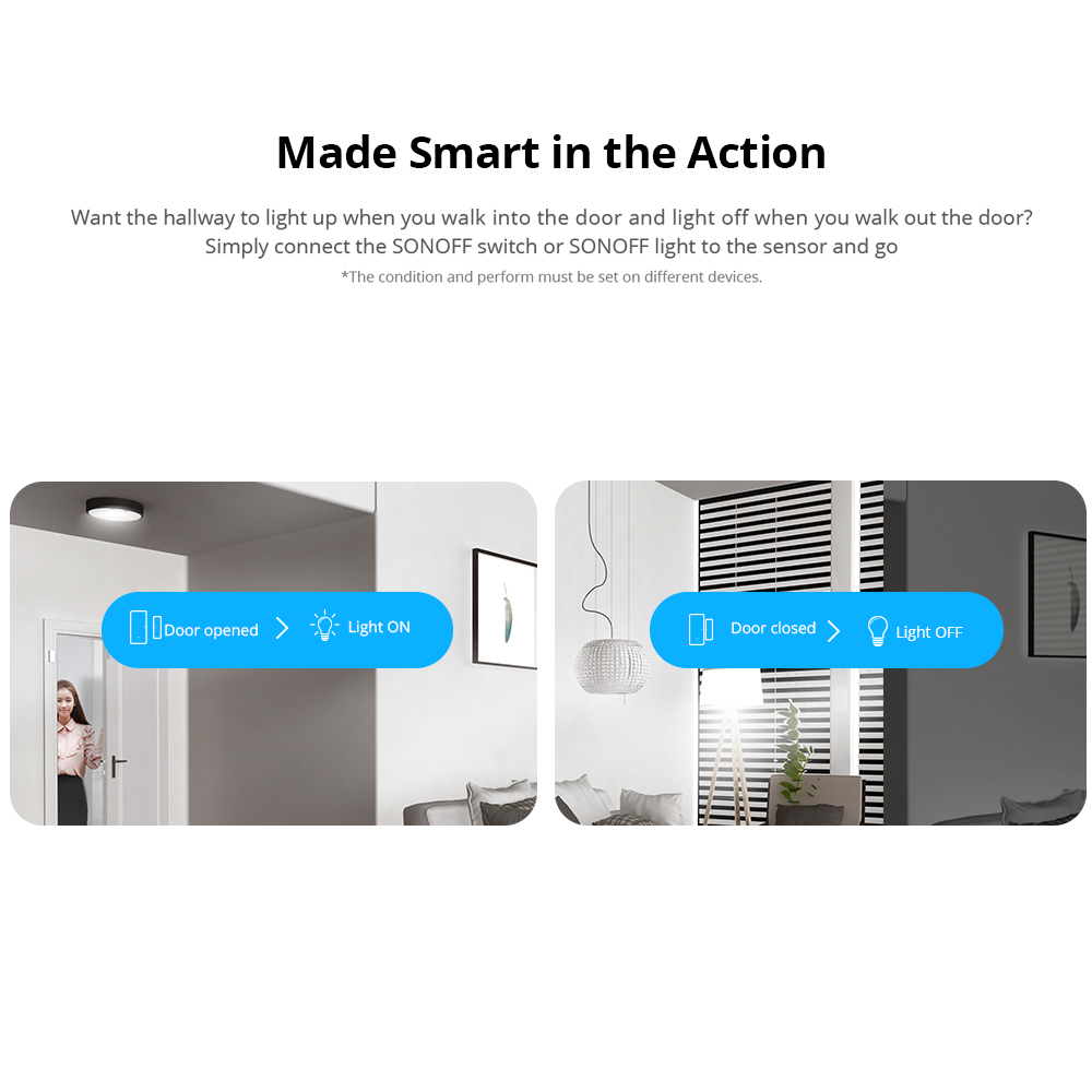 SONOFF DW2-Wi-Fi – Wireless Door/Window Sensor