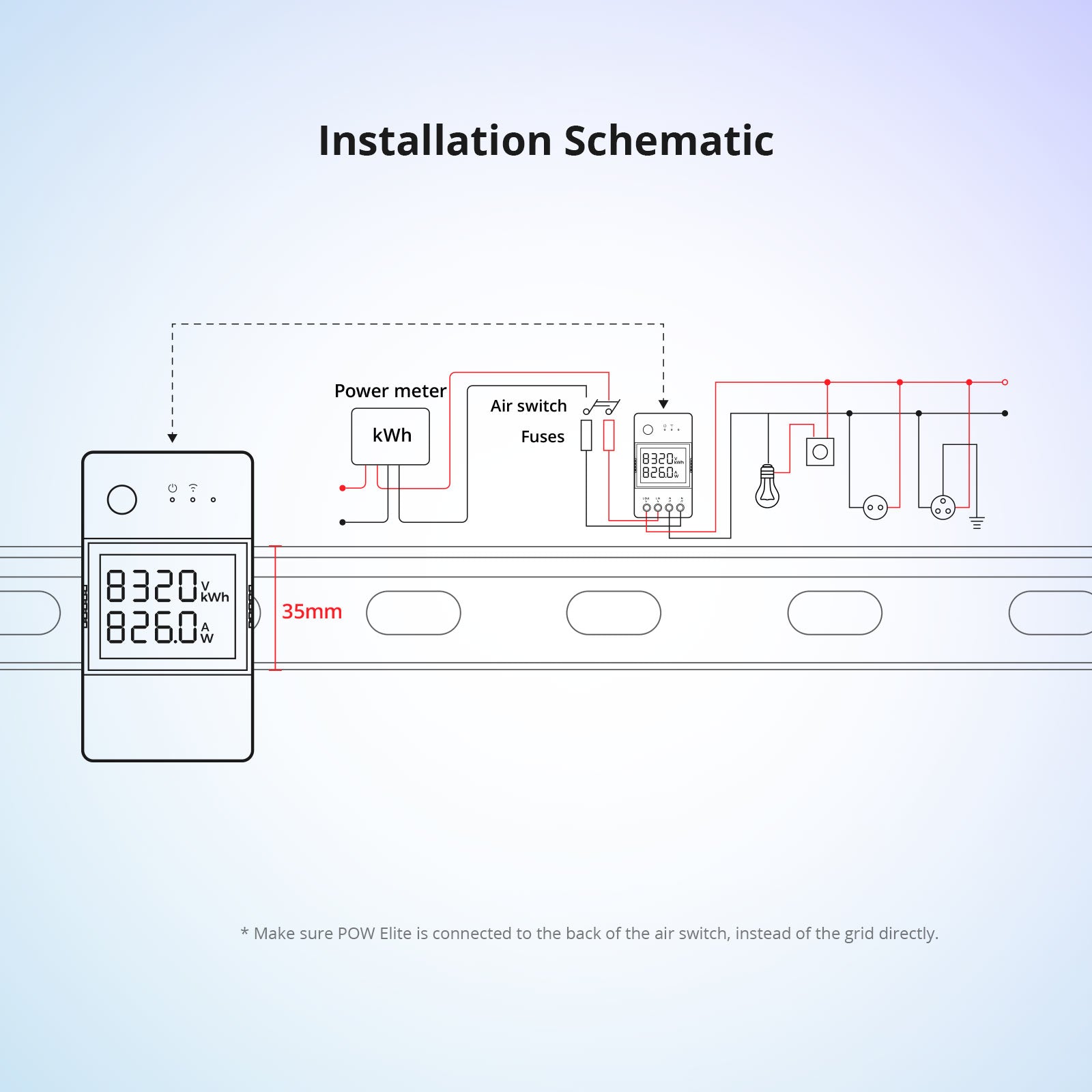 SONOFF POW Elite Smart Power Meter Switch | POWR316D/POWR320D