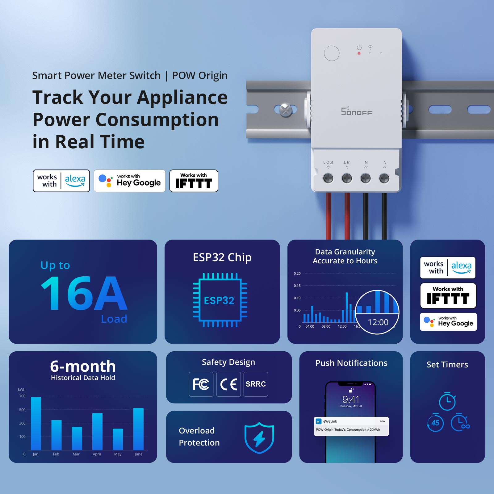 SONOFF POW Origin Smart Power Meter Switch