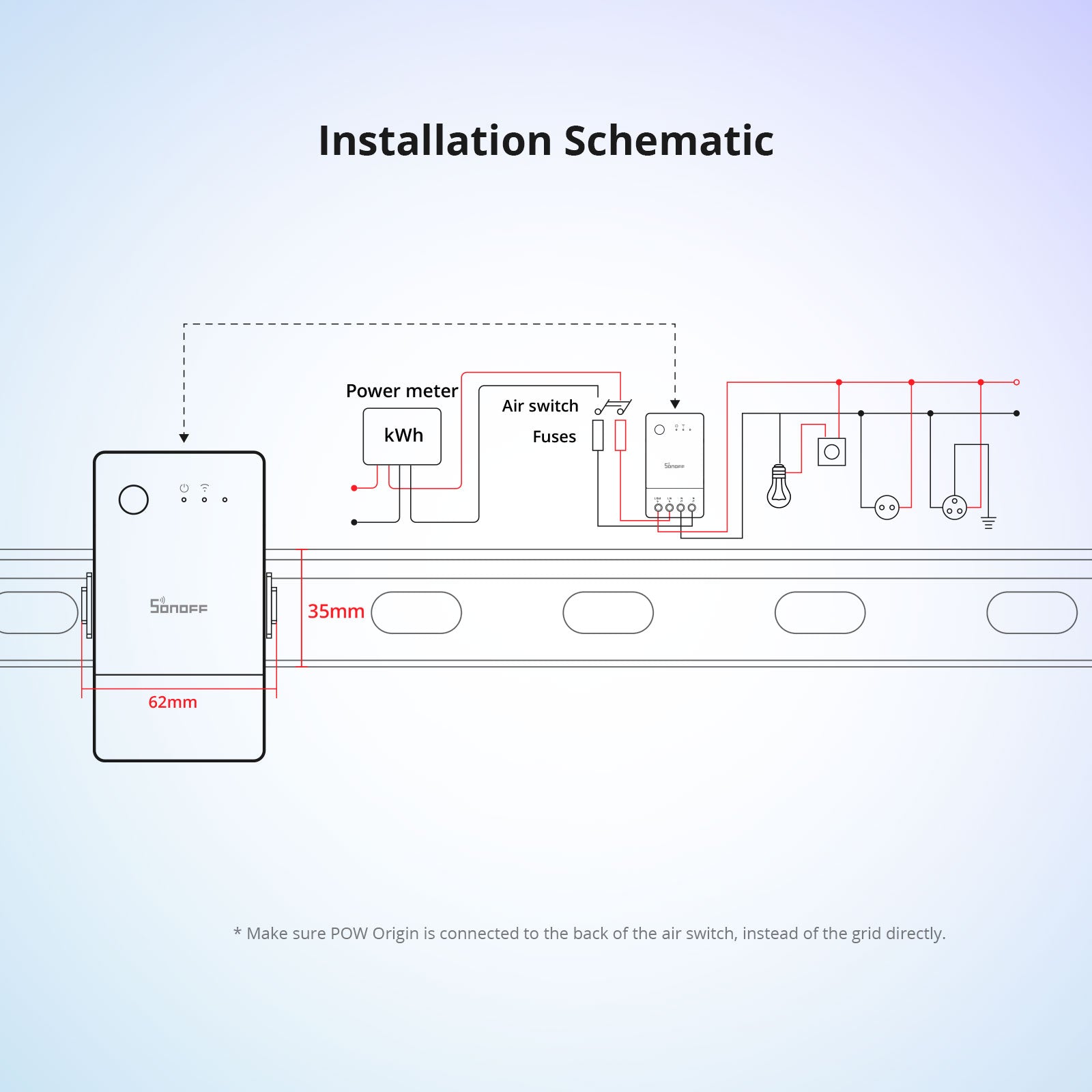 SONOFF POW Origin Smart Power Meter Switch