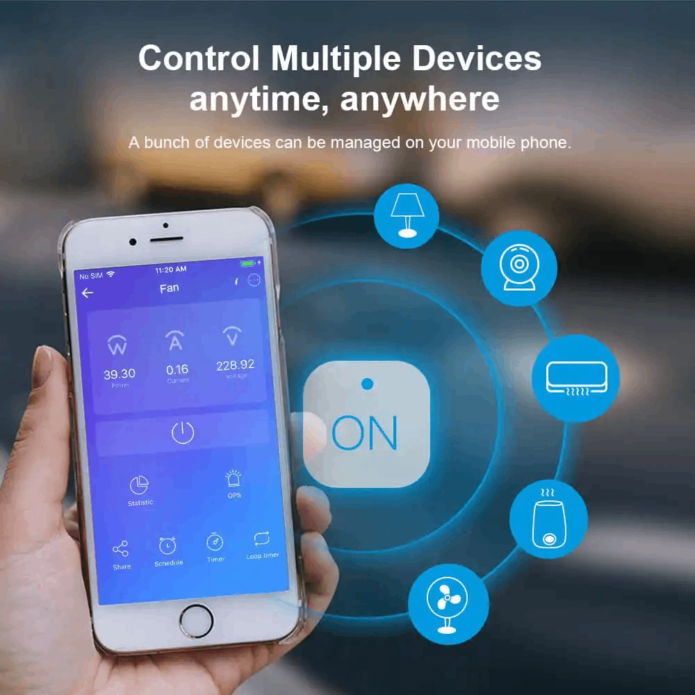 SONOFF S31/S31 LITE – WiFi Smart Plug with Energy Monitoring US Type