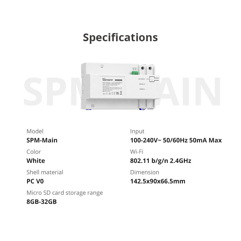 SONOFF Smart Stackable Power Meter | SPM
