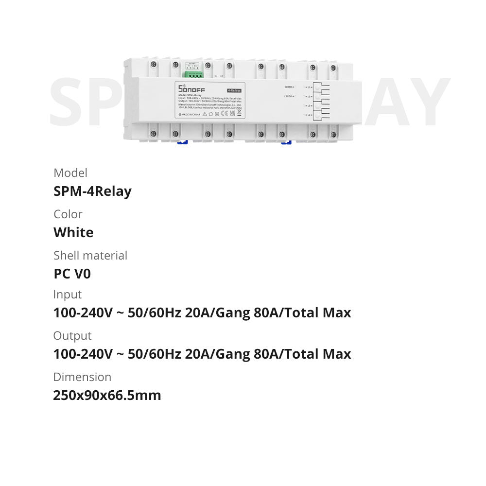 SONOFF Smart Stackable Power Meter | SPM