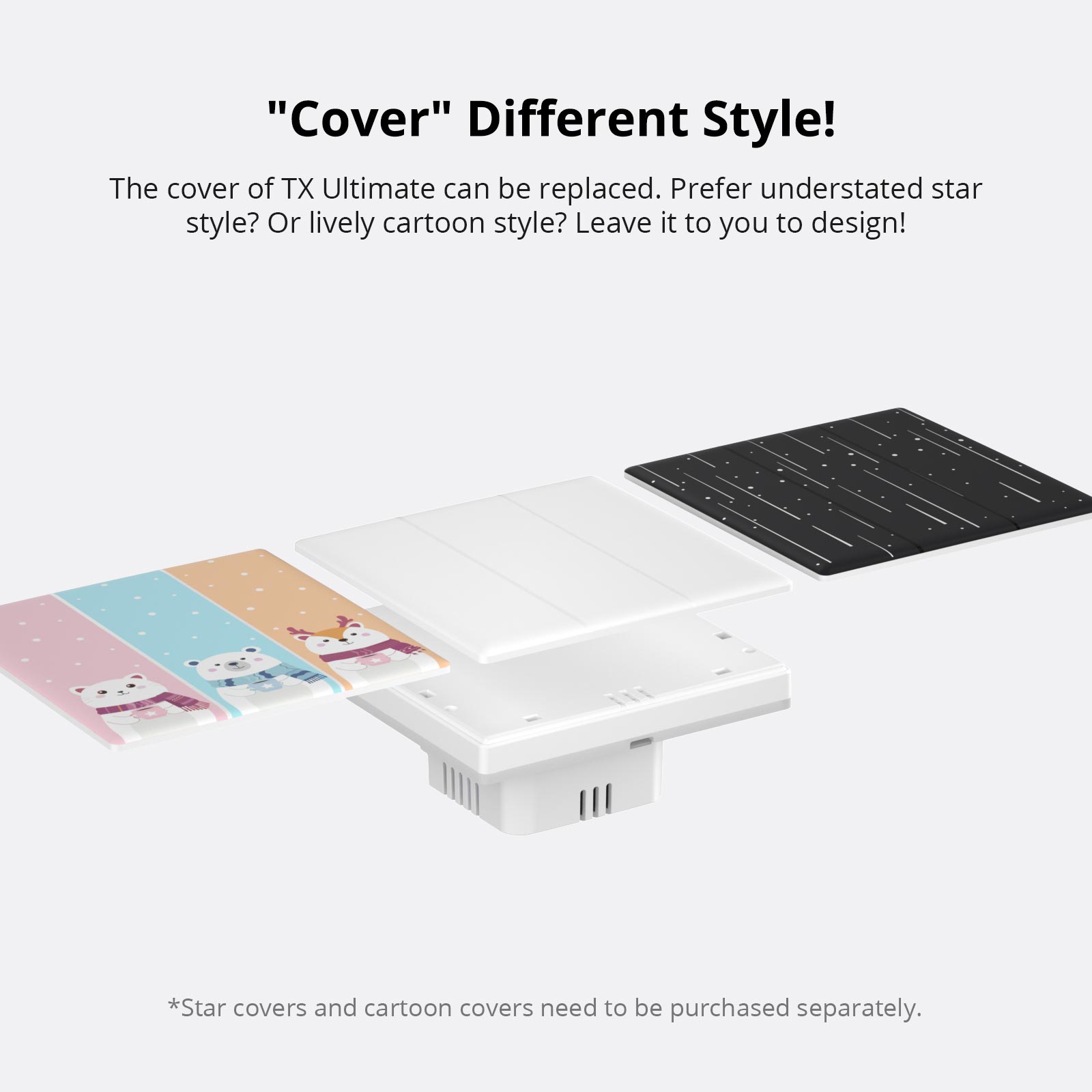 SONOFF TX Ultimate Smart Touch Wall Switch Cover