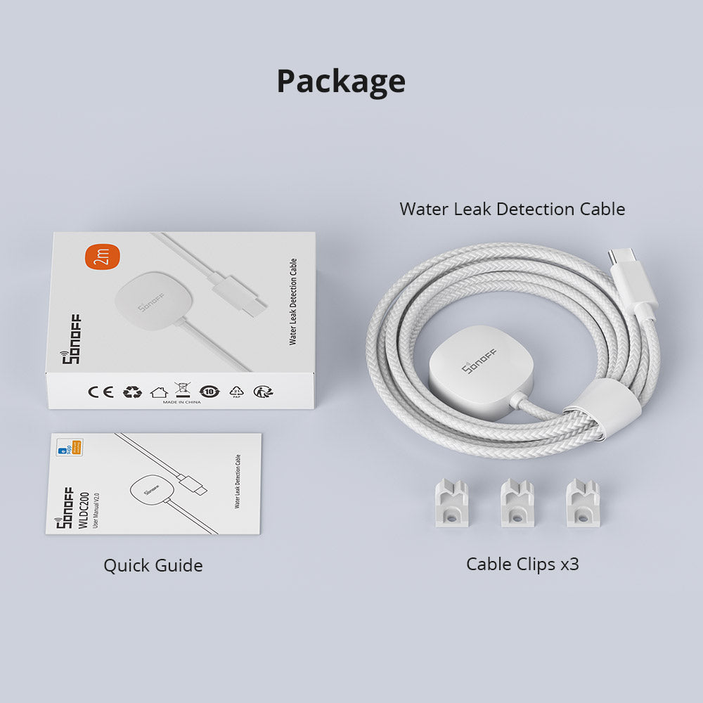 SONOFF Water Leak Detection Cable