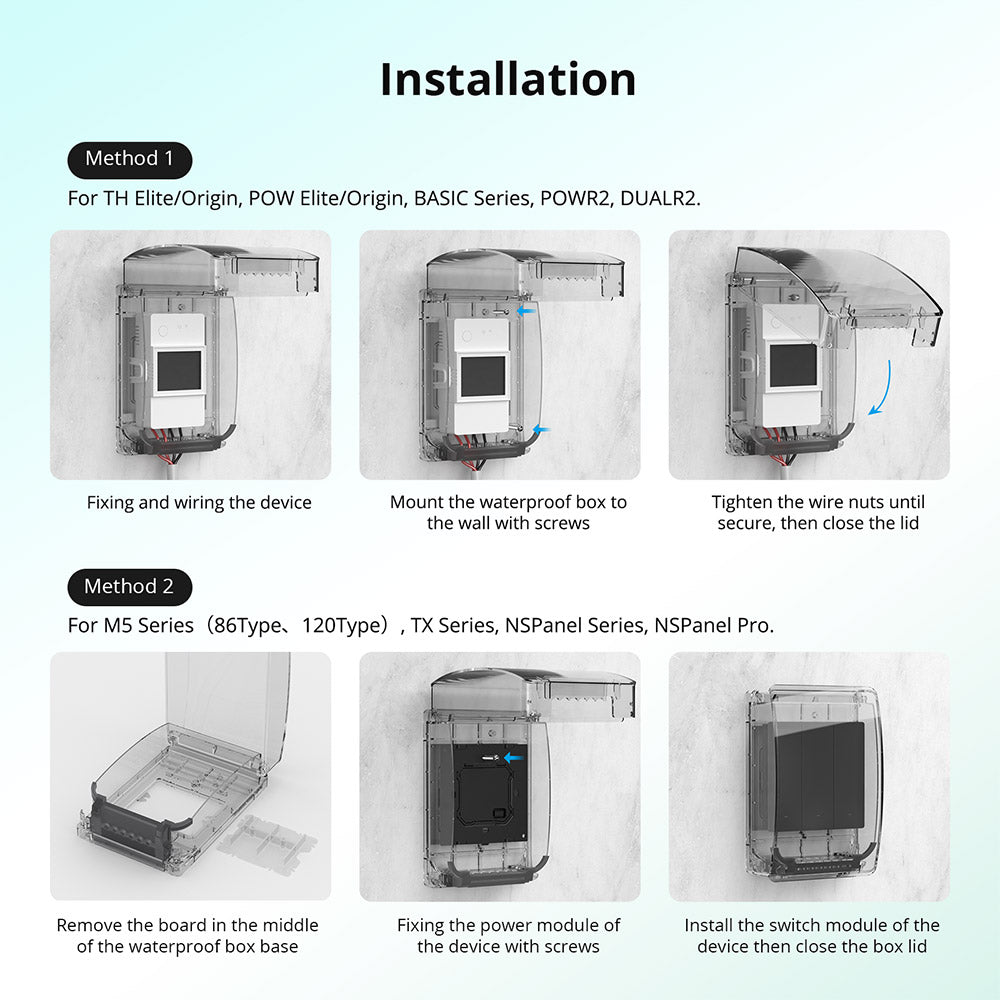 SONOFF Wasserdichte Box R2