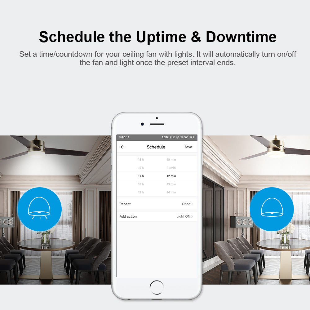 SONOFF iFan04: Wi-Fi Ceiling Fan And Light Controller