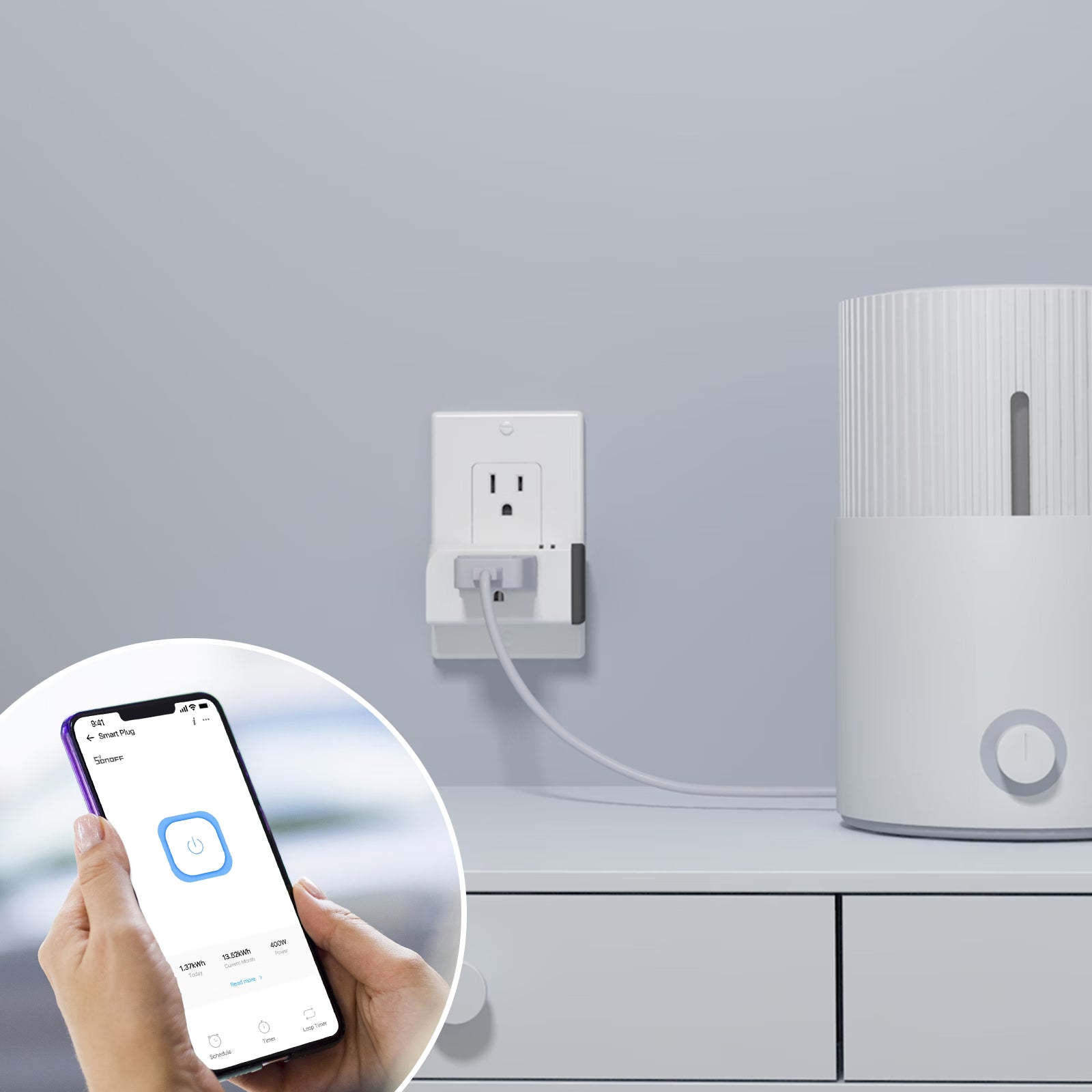 SONOFF S31/S31 LITE – WiFi Smart Plug with Energy Monitoring US Type