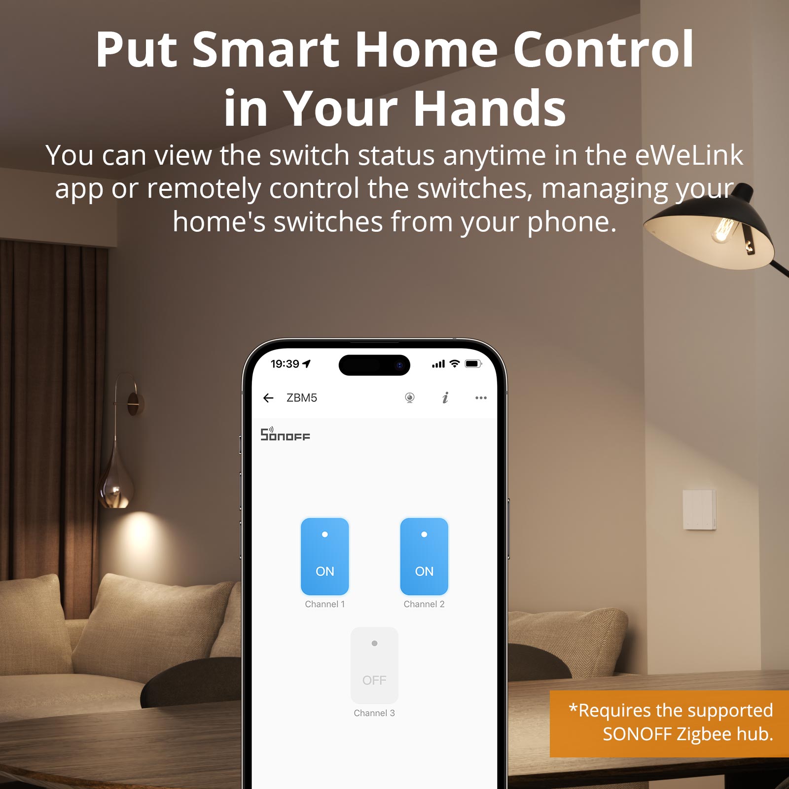 SONOFF SwitchMan Zigbee Smart Wall Switch | ZBM5 80/86 Type