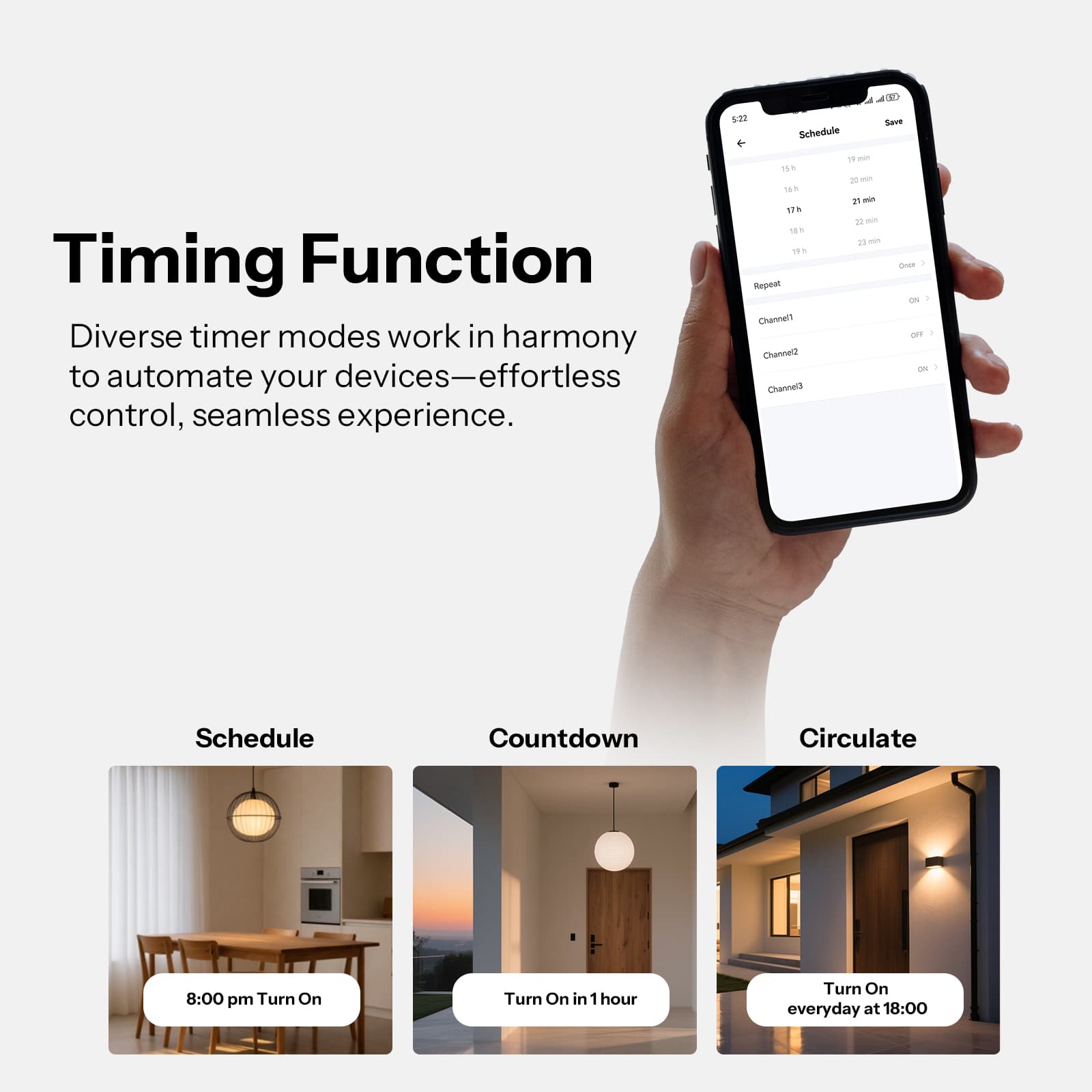 SONOFF TX Gen2 Smart Touch Wall Switch | T6 120 Type