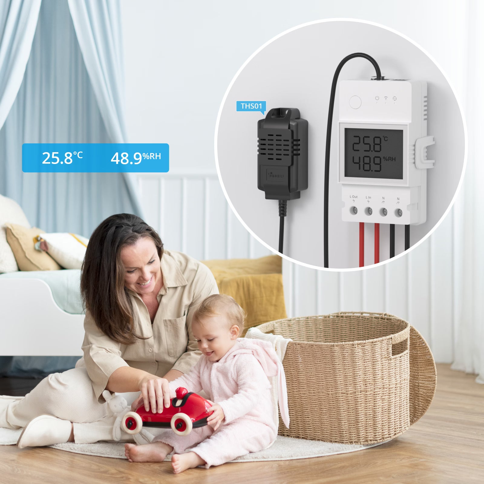 SONOFF THS01 Temp and Humi Sensor