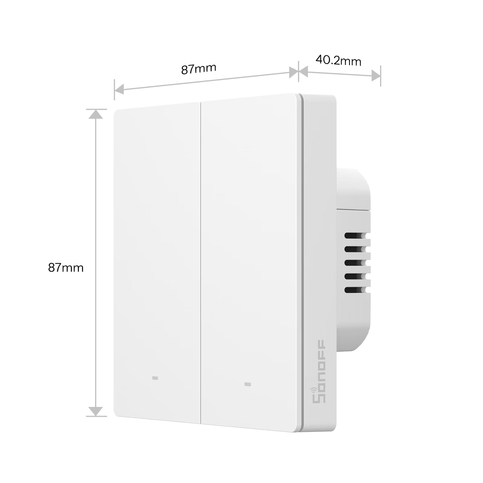 Interruptor de Parede Inteligente SONOFF SwitchMan Zigbee | Tipo ZBM5 80/86