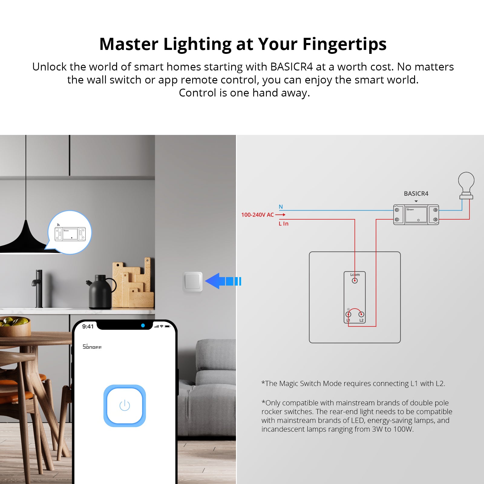 SONOFF BASICR4 Wi-Fi Smart Switch