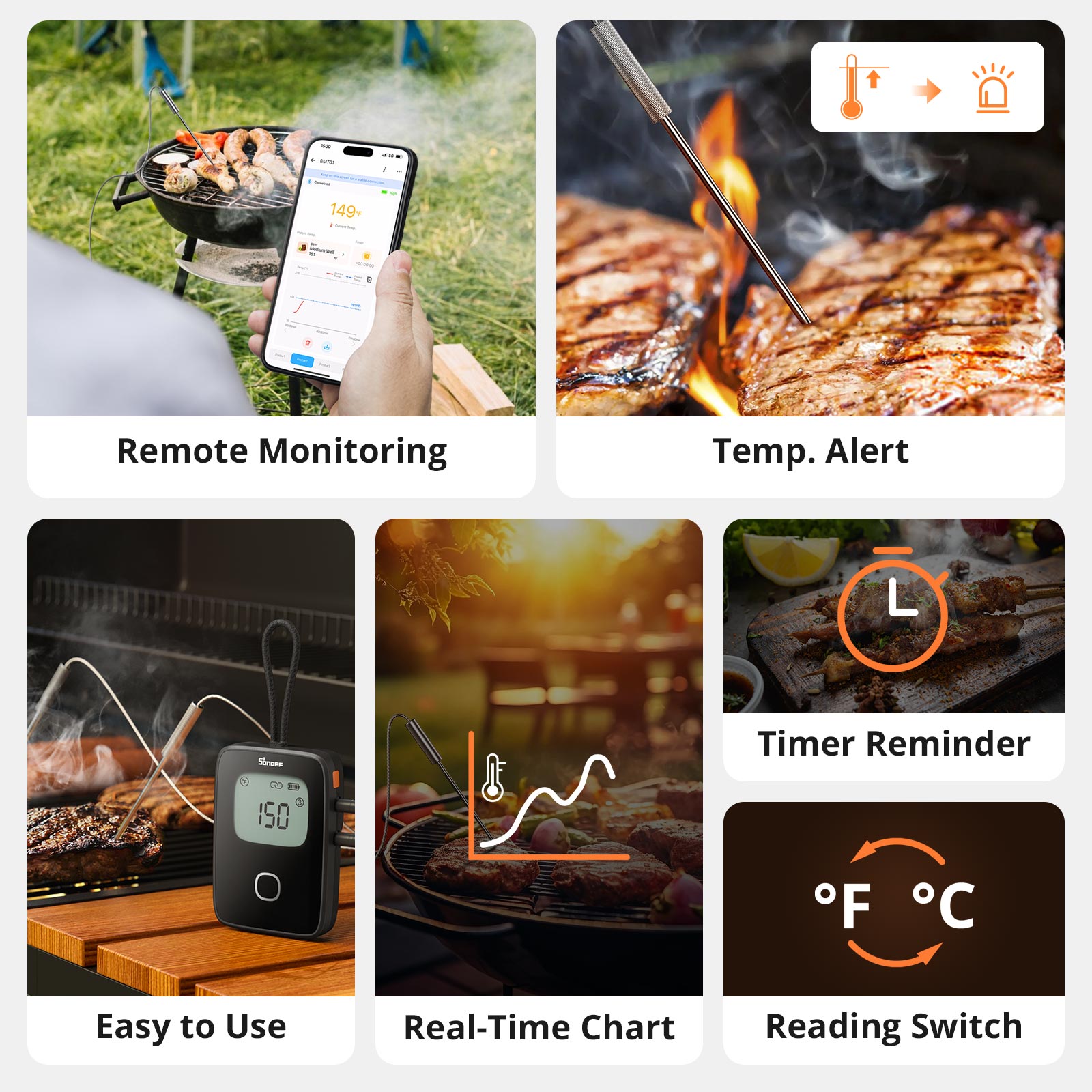SONOFF BBQ Meat Thermometer | BMT01