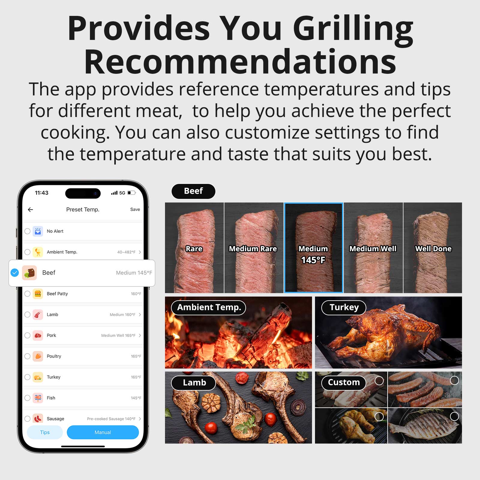 SONOFF Termómetro para carne BBQ | BMT01