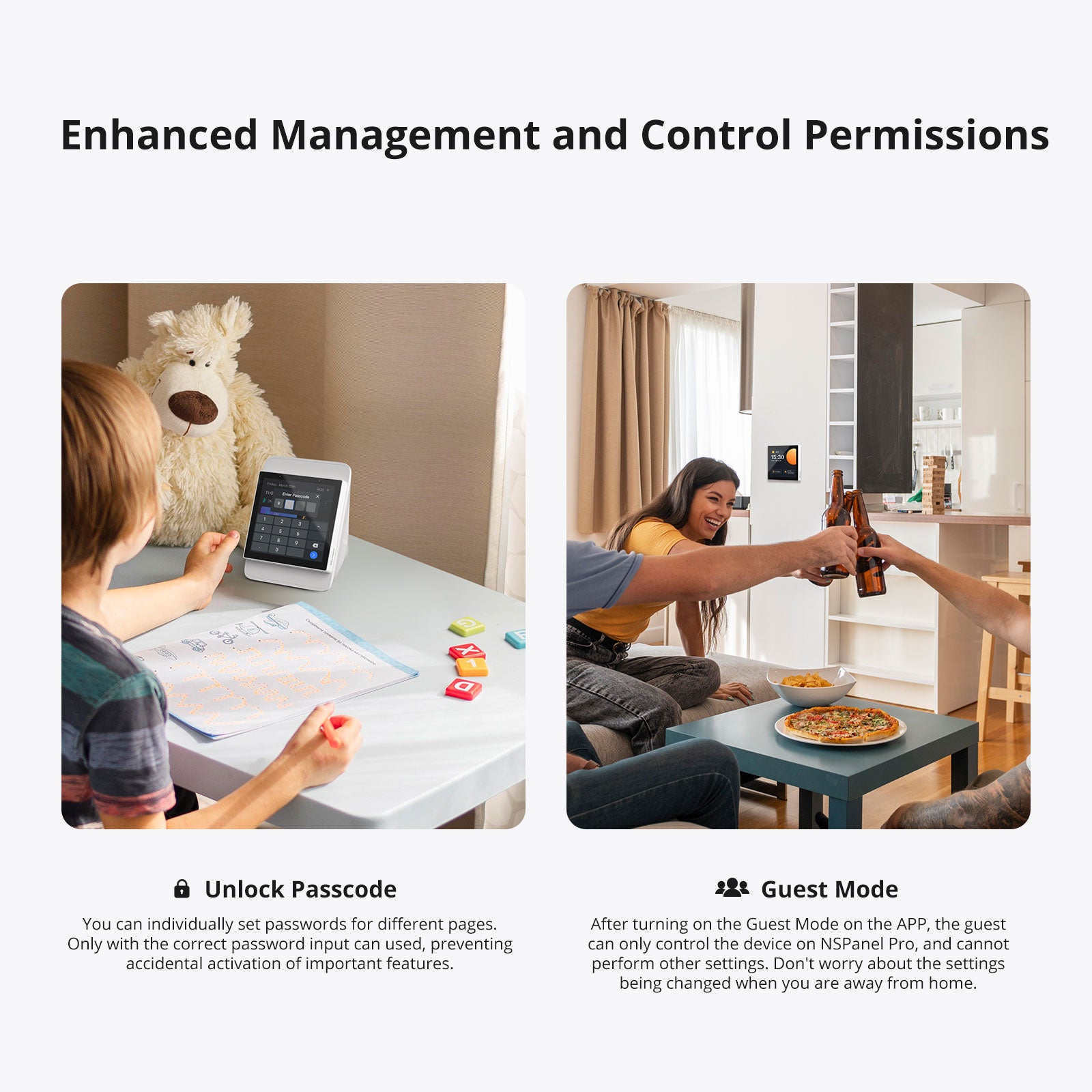Pannello di Controllo Smart Home SONOFF NSPanel Pro Tipo 86