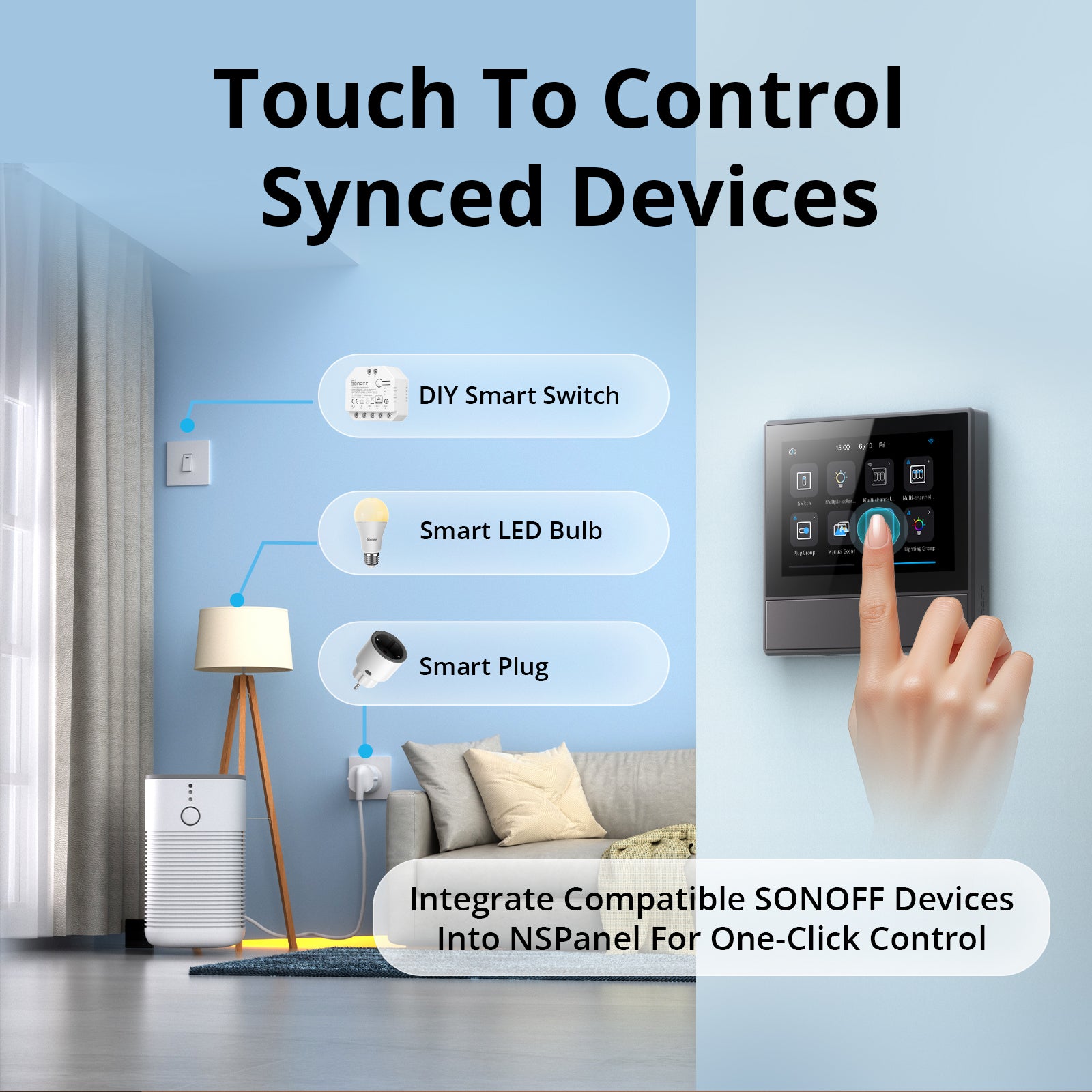 SONOFF NSPanel Smart Scene Wall Switch(86/EU Type/120 Type)