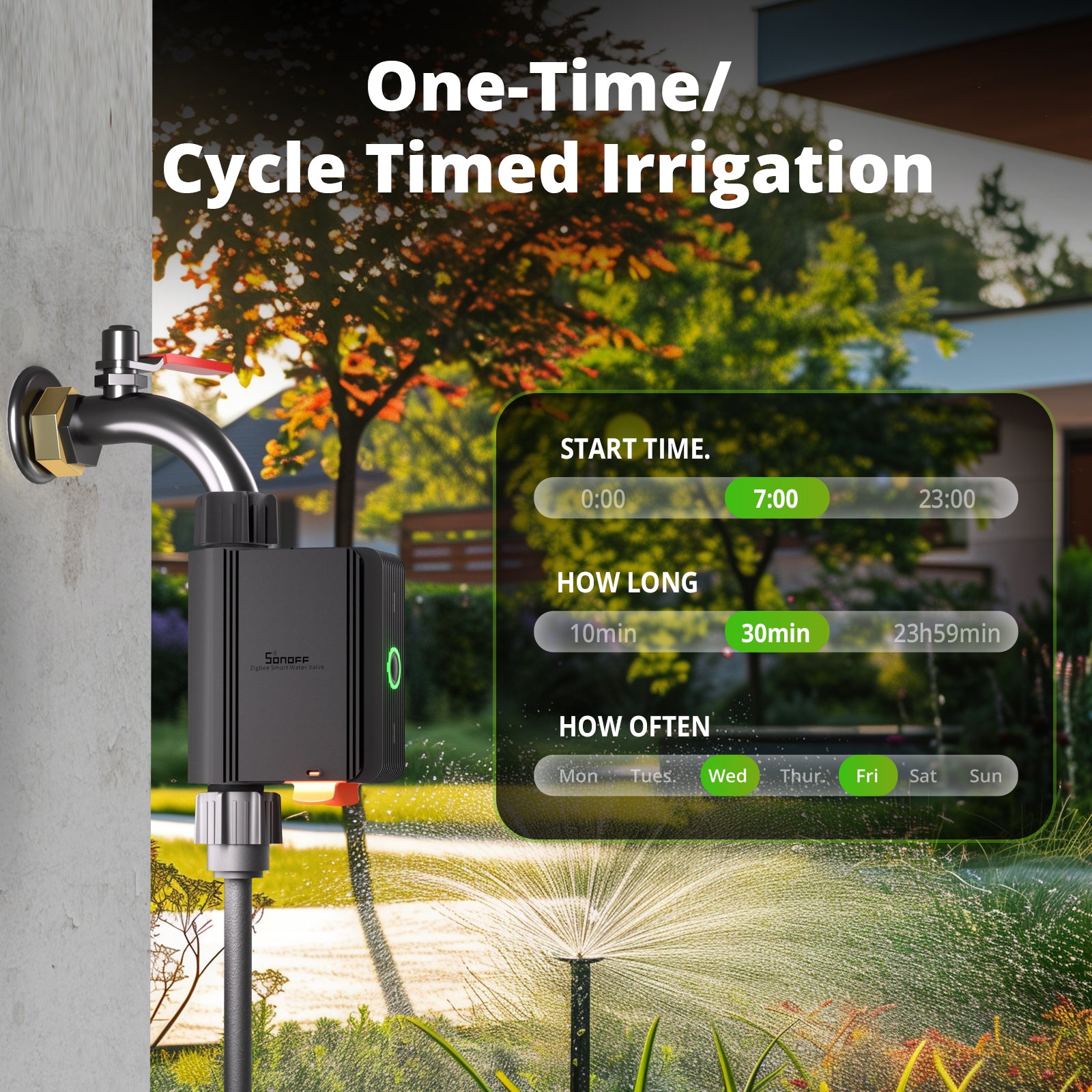 SONOFF Zigbee Smart Water Valve | SWV-BSP/SWV-NH