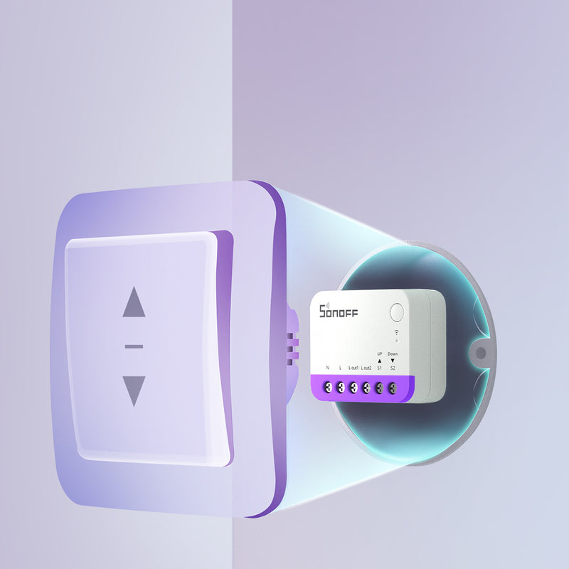 SONOFF MINI DUO 2-Gang Matter Over WiFi Smart Switch | MINI-2GS