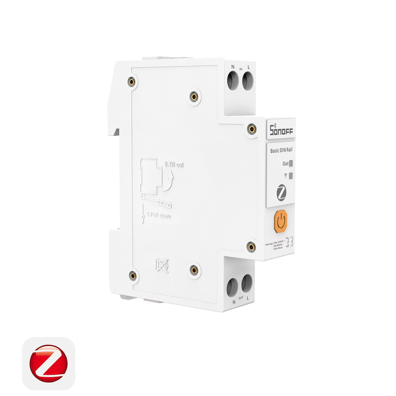 Interrupteur intelligent Zigbee SONOFF Basic pour rail DIN | BASIC-ZB1GSP