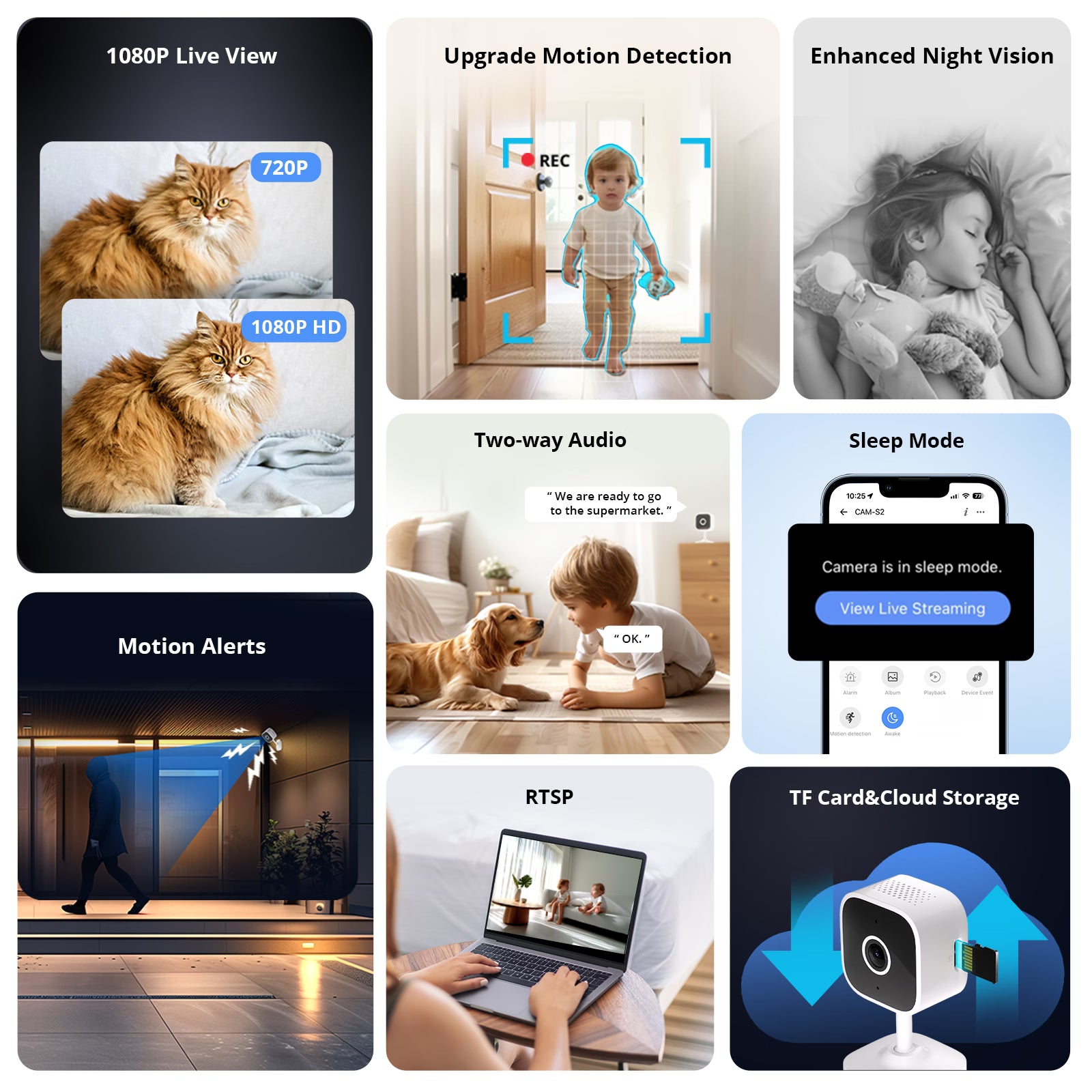 SONOFF CAM Slim Gen2 Smart Home Security Camera | CAM-S2