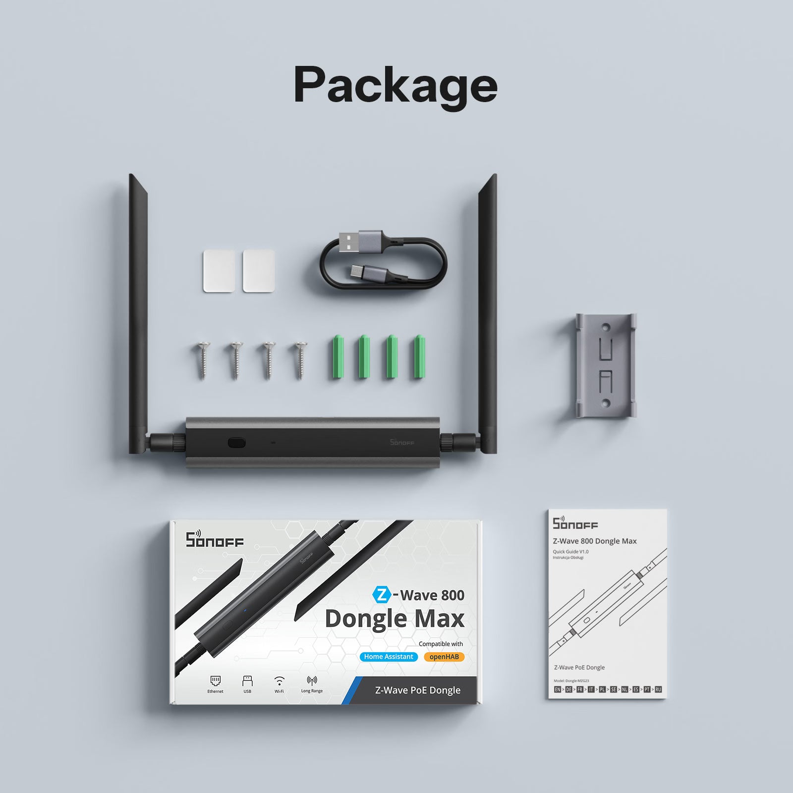 SONOFF Z-Wave 800 PoE Dongle Max | Dongle-MZG23